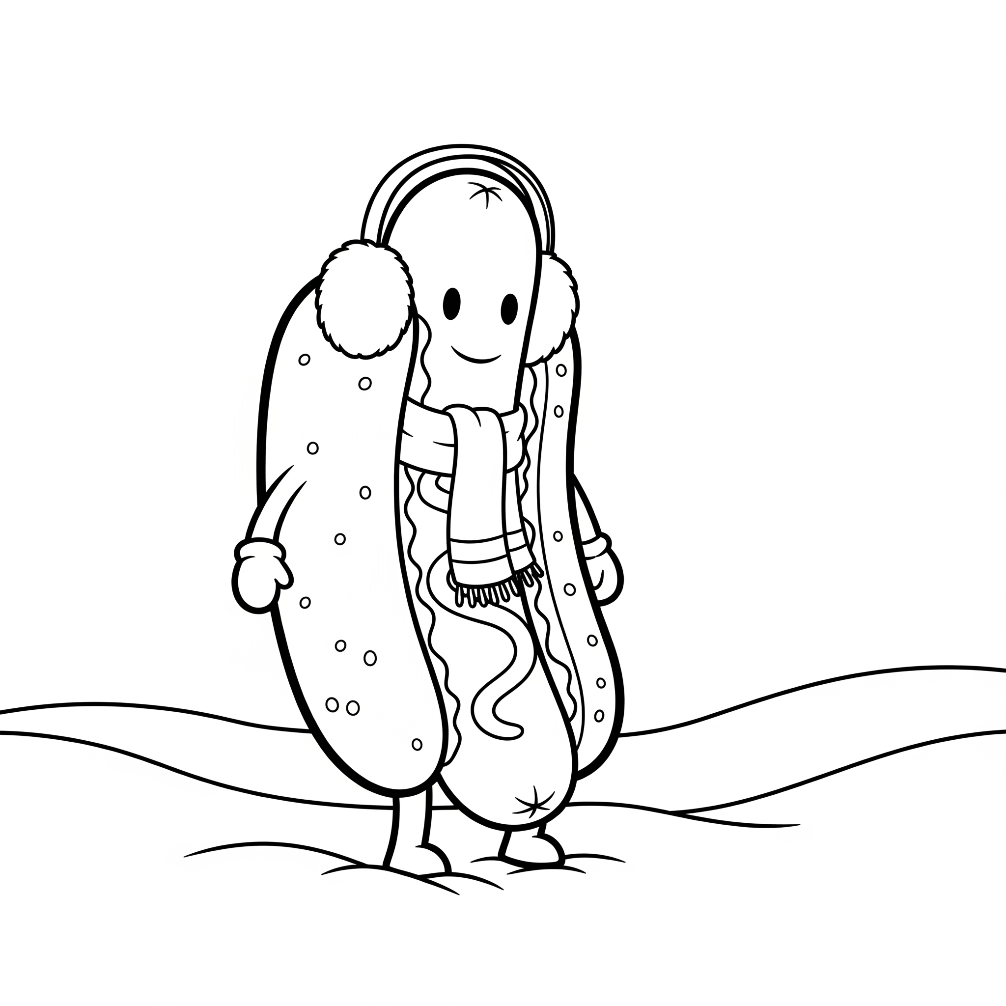 Hot Dog 5 disegni di Hot Dog da colorare