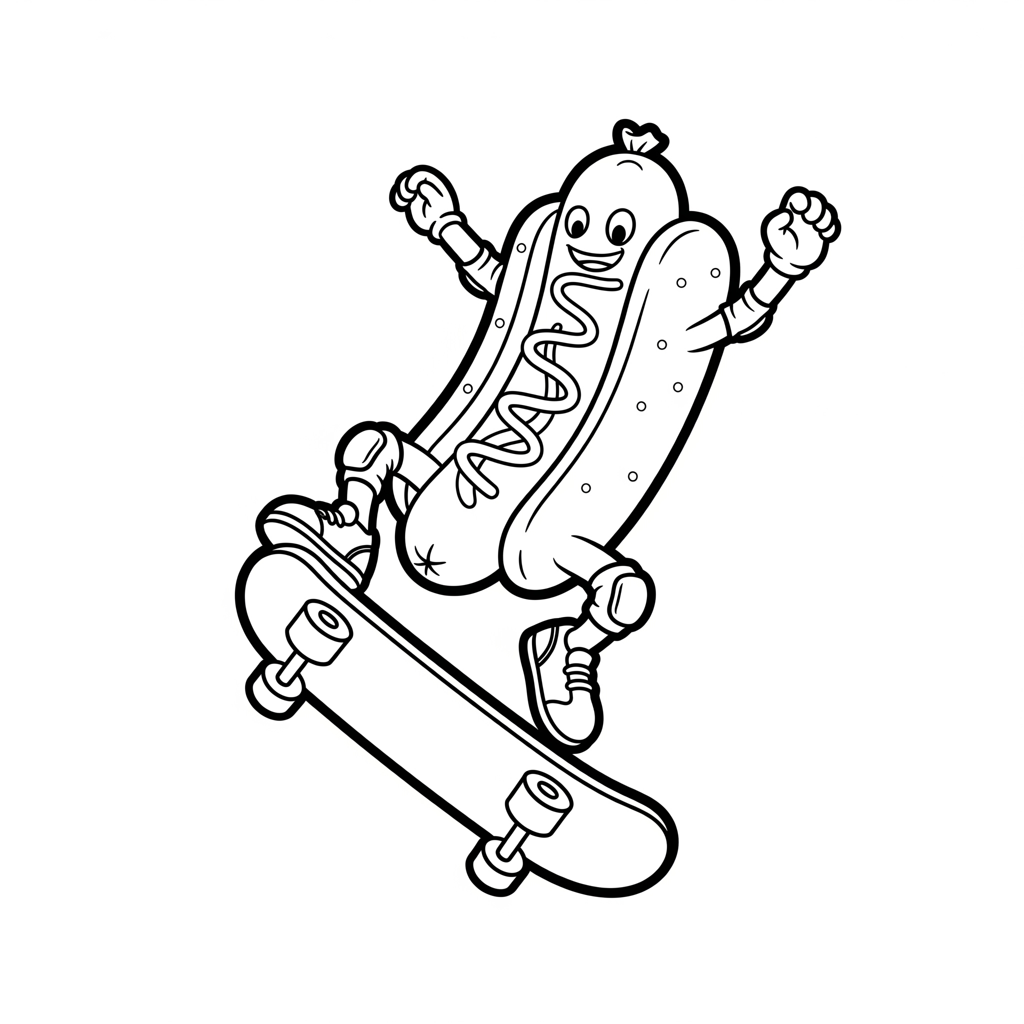 Hot Dog 22 disegni Hot Dog da colorare online