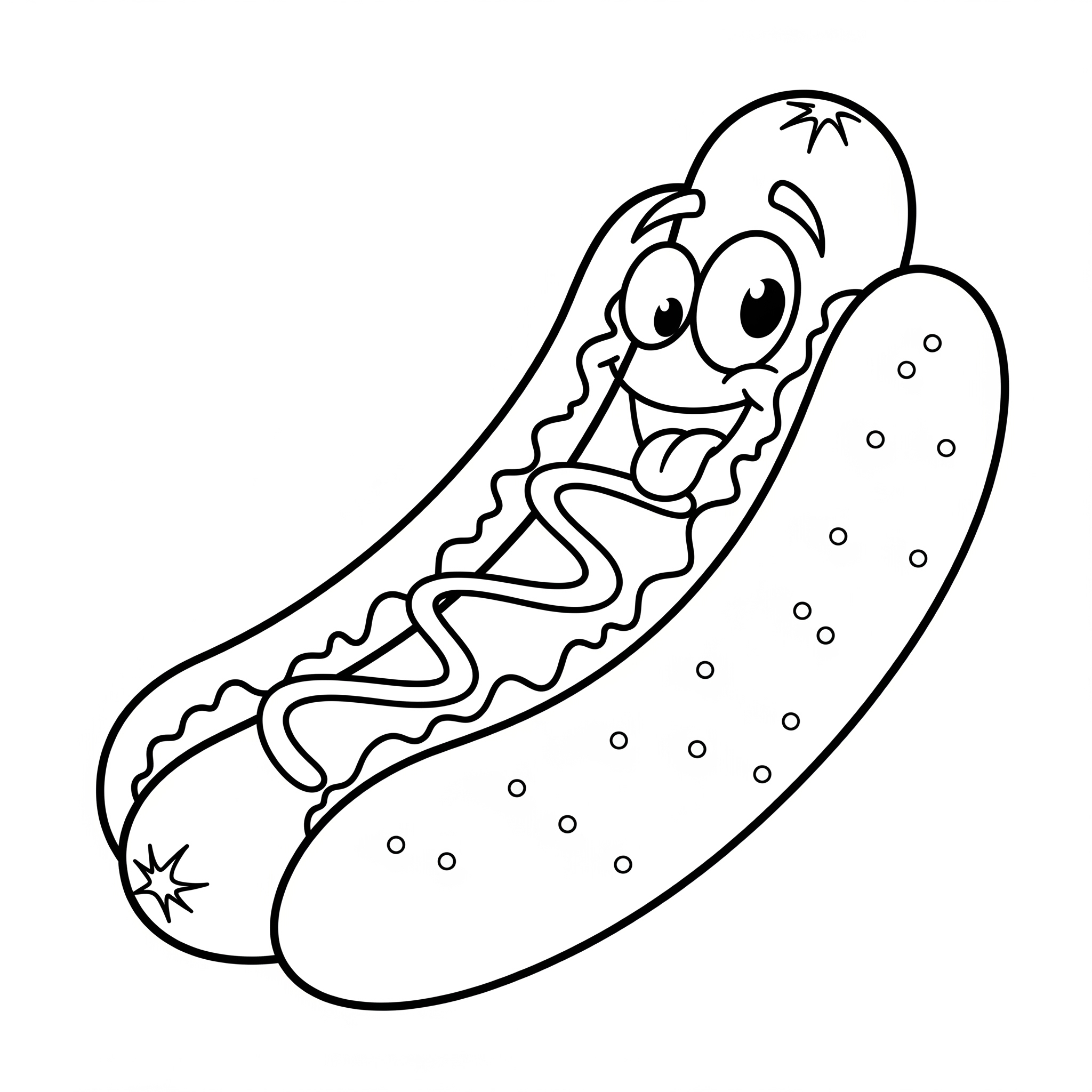 Hot Dog 16 disegni da colorare Hot Dog pdf