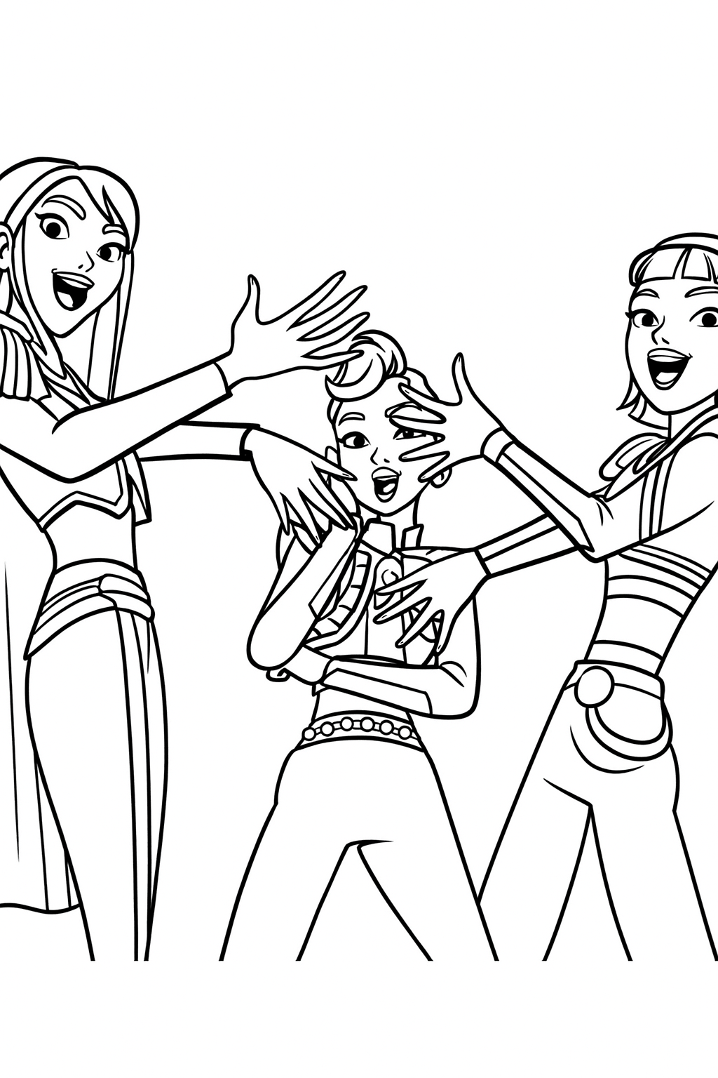 K-Pop Demon Hunters 9 disegni K Pop Demon Hunters da colorare per bambini