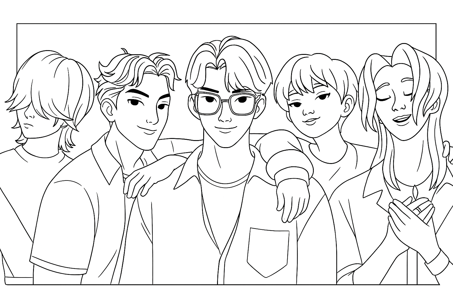 K-Pop Demon Hunters 3 disegni da colorare K Pop Demon Hunters pdf