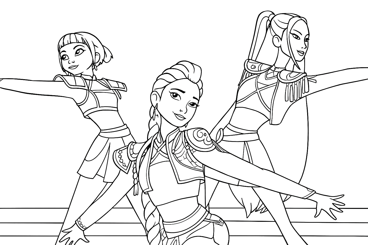K-Pop Demon Hunters 22 disegni da stampare e colorare K Pop Demon Hunters
