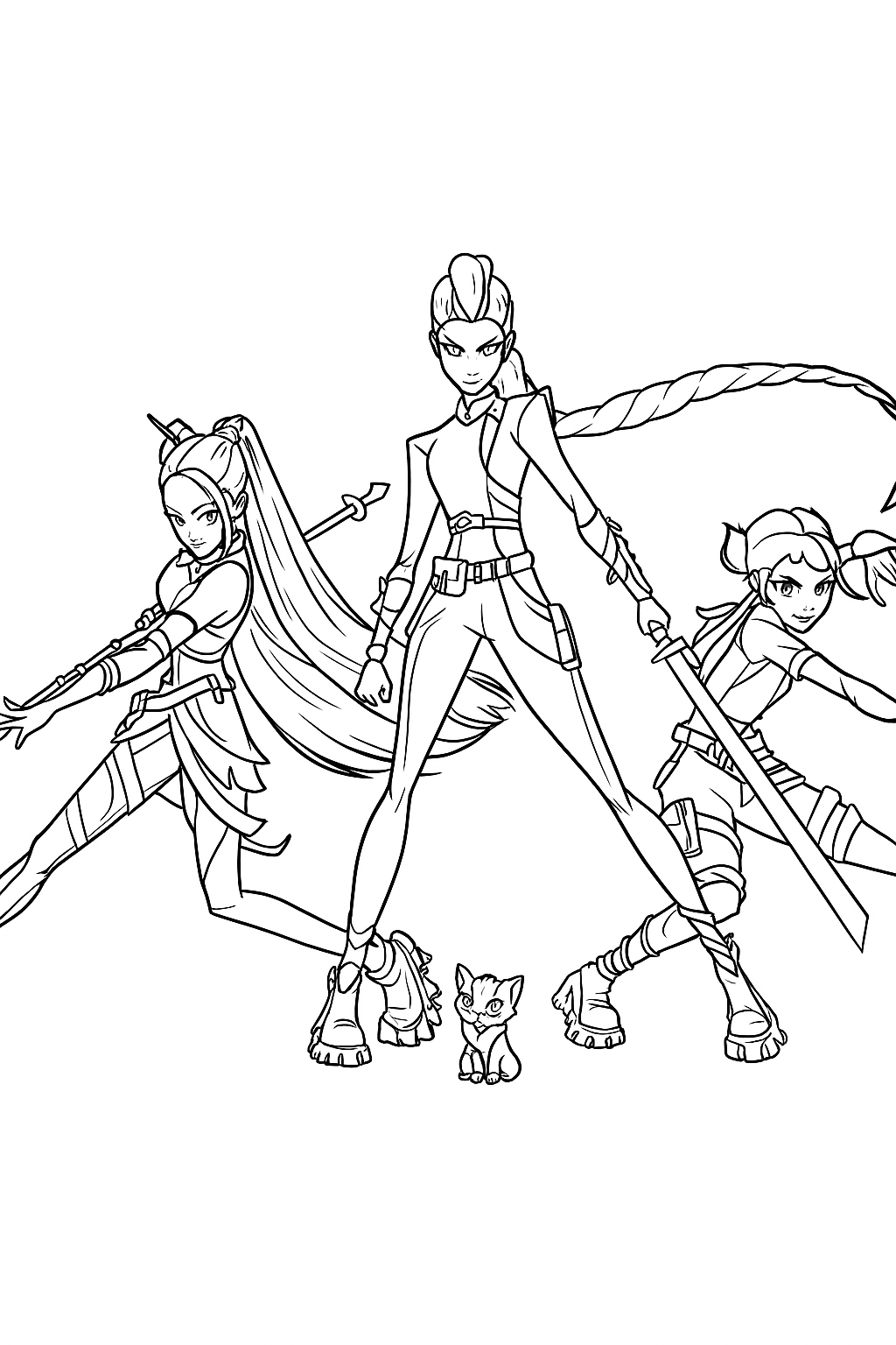 K-Pop Demon Hunters 19 K Pop Demon Hunters da colorare pdf