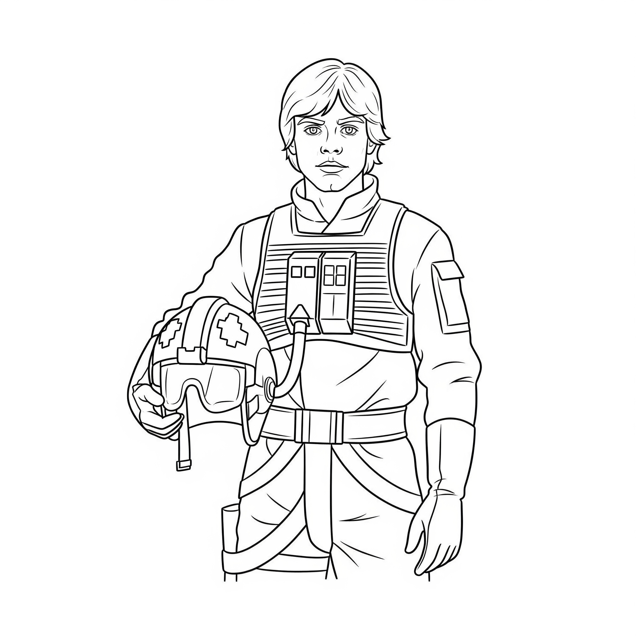 Luke Skywalker 14 disegni da colorare Luke Skywalker da stampare
