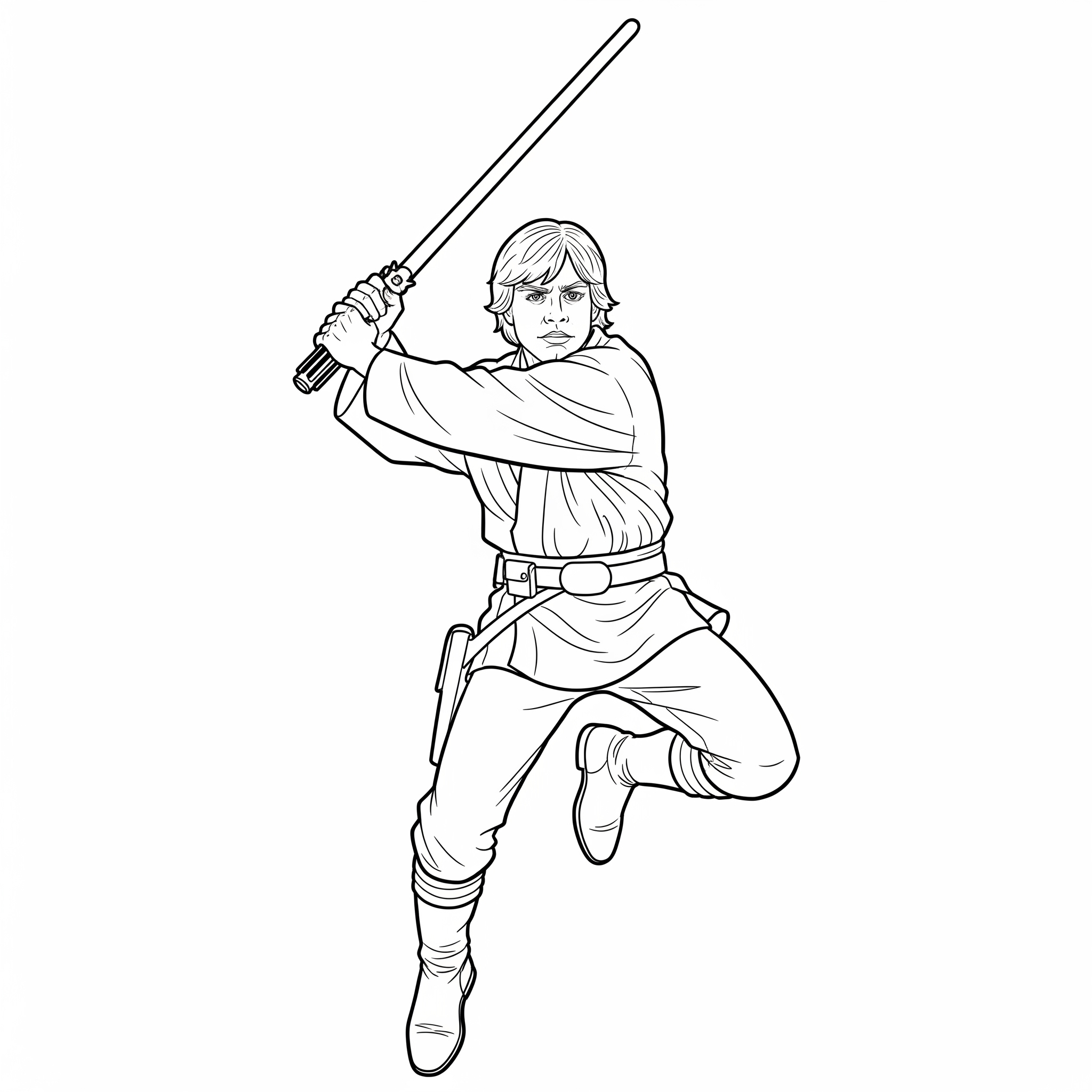 Luke Skywalker 5 disegni da stampare e colorare Luke Skywalker