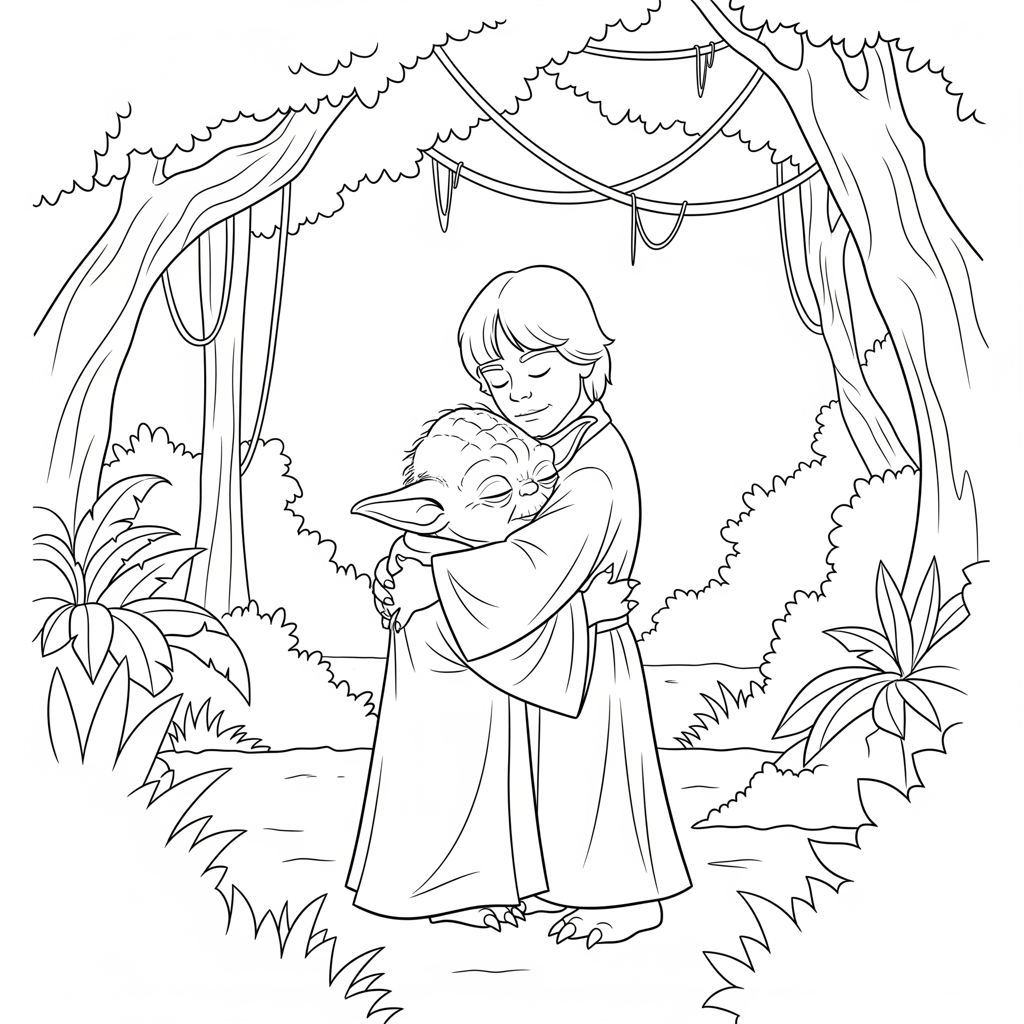 Luke Skywalker 13 Luke Skywalker da colorare e stampare pdf
