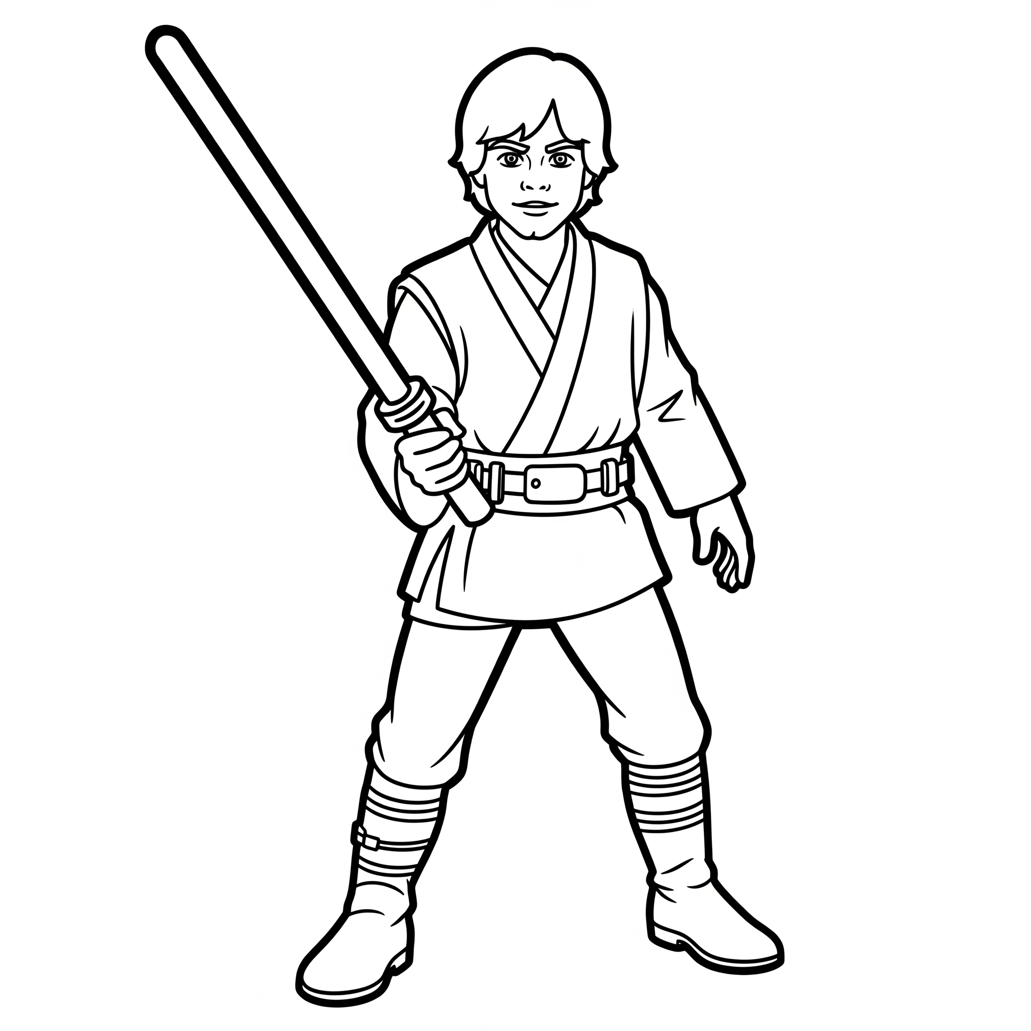 Luke Skywalker 12 disegni da colorare per bambini pdf Luke Skywalker