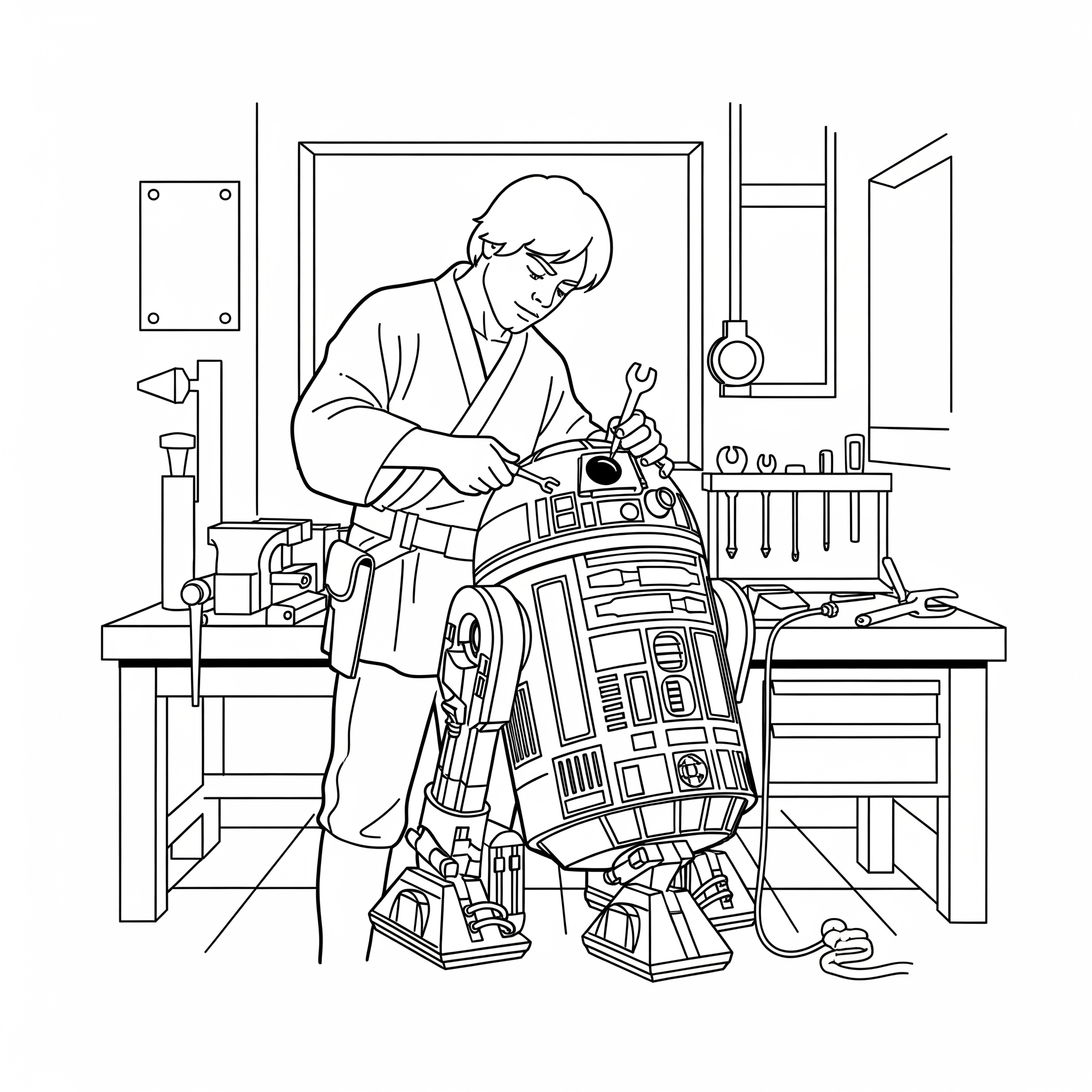 Luke Skywalker 22 disegni Luke Skywalker da colorare pdf