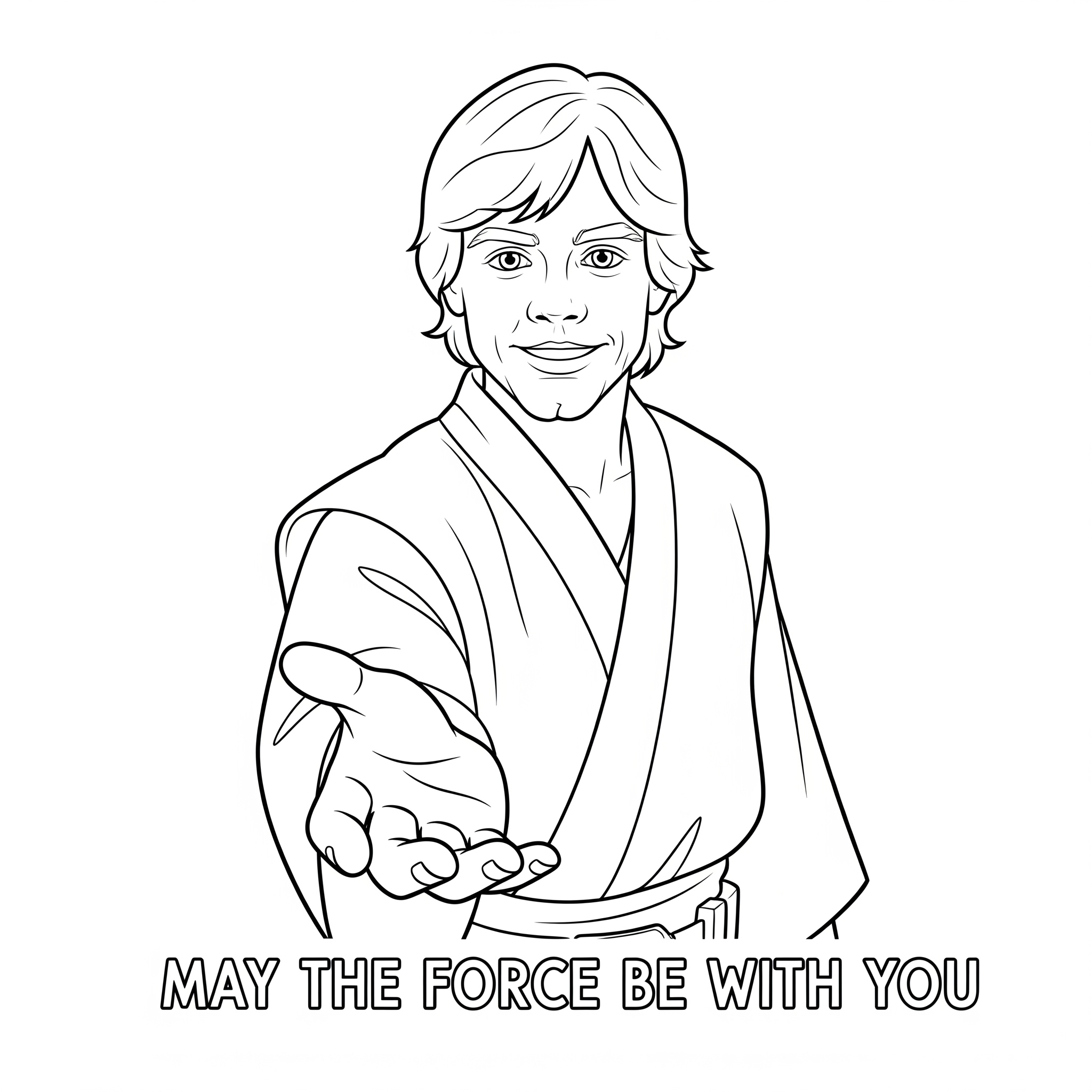 Luke Skywalker 9 disegni di Luke Skywalker da colorare da stampare