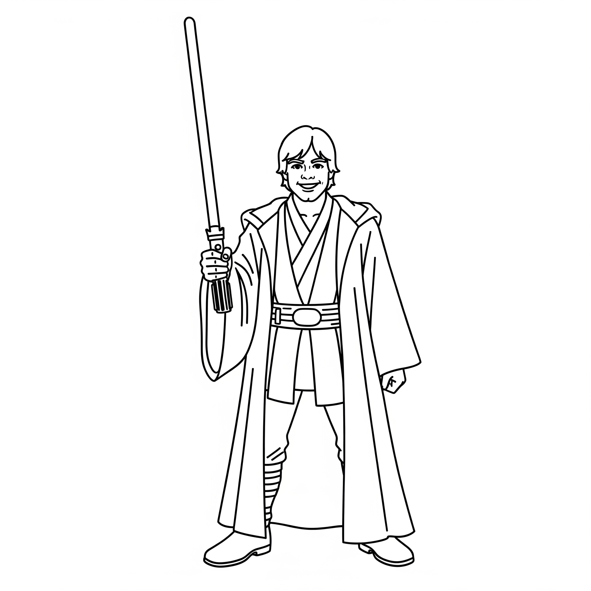 Luke Skywalker 18 Luke Skywalker da colorare