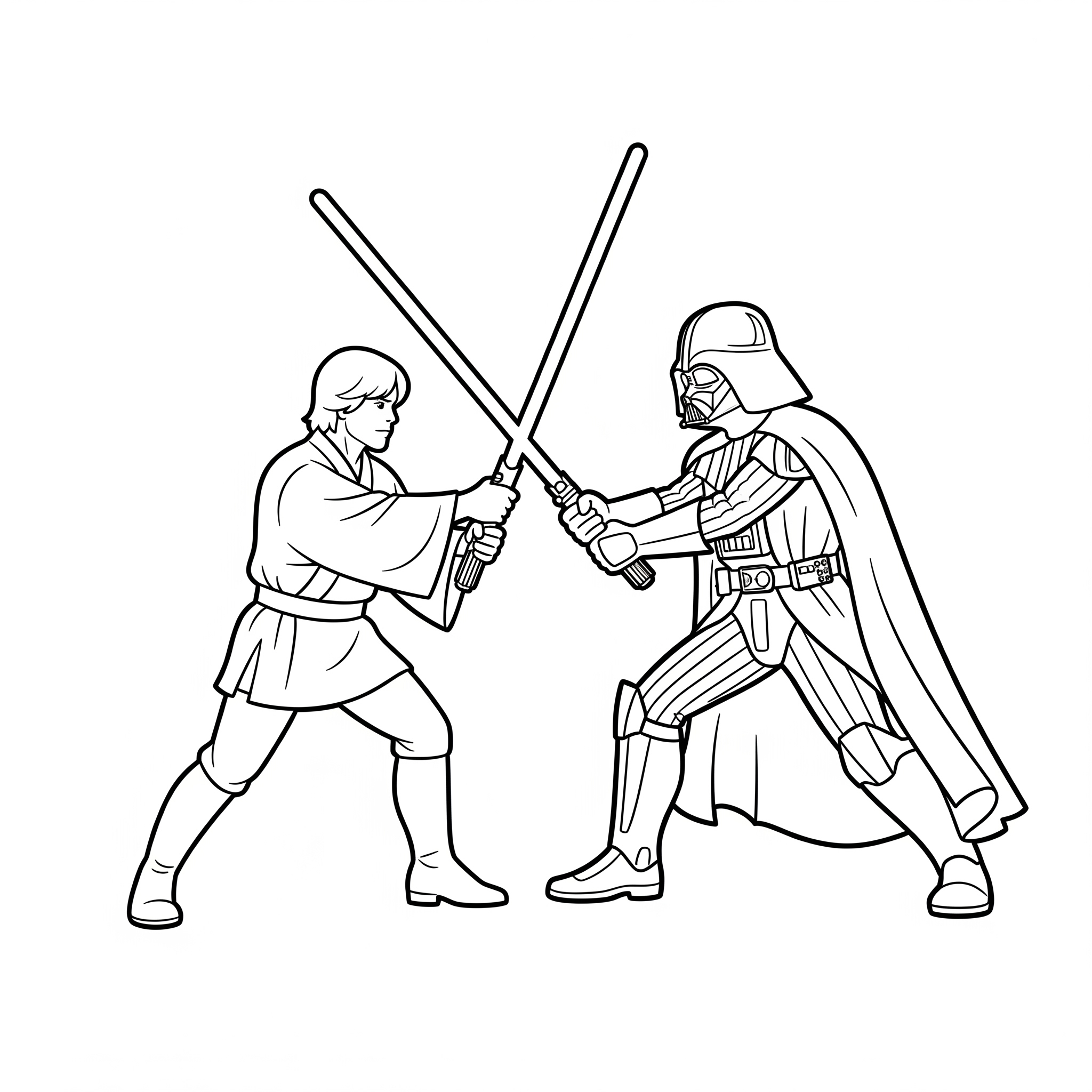 Luke Skywalker 17 disegno Luke Skywalker da colorare per bambini
