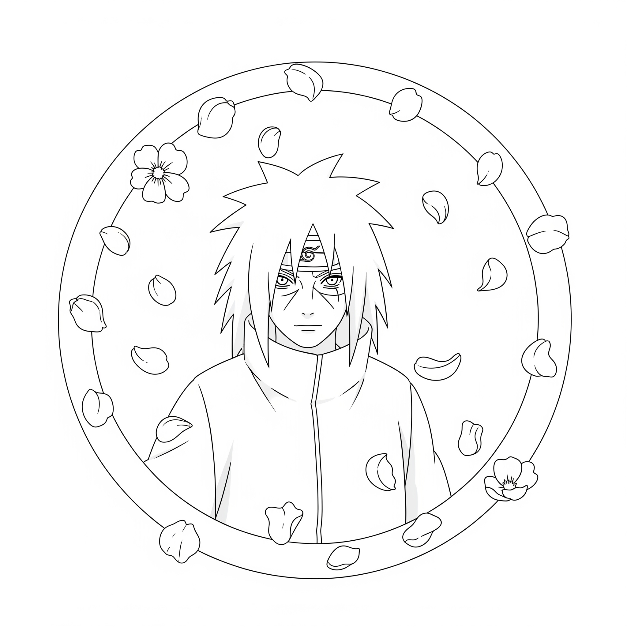 Madara Uchiha 20 disegni di Madara Uchiha da colorare da stampare