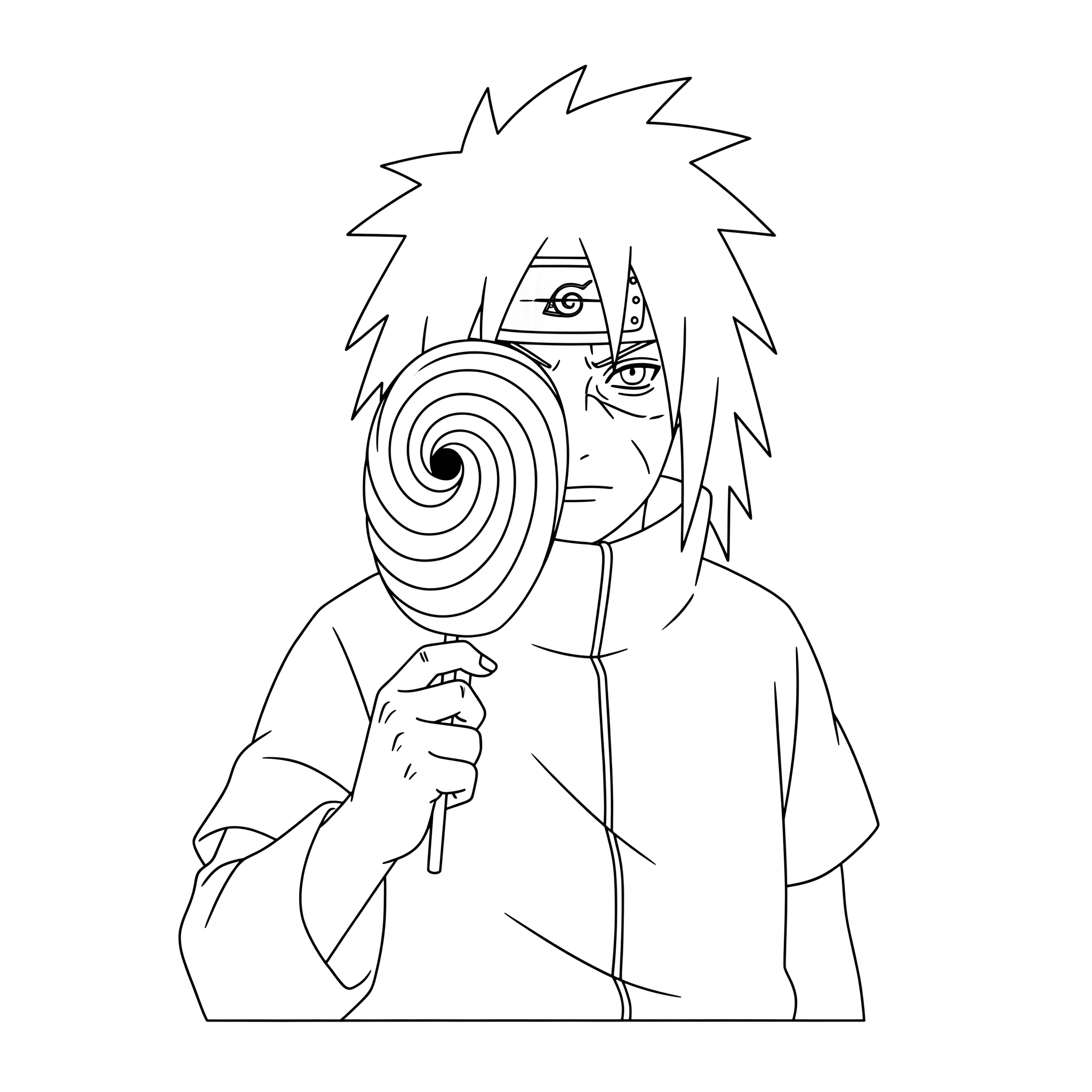 Madara Uchiha 5 disegni di Madara Uchiha da colorare e stampare