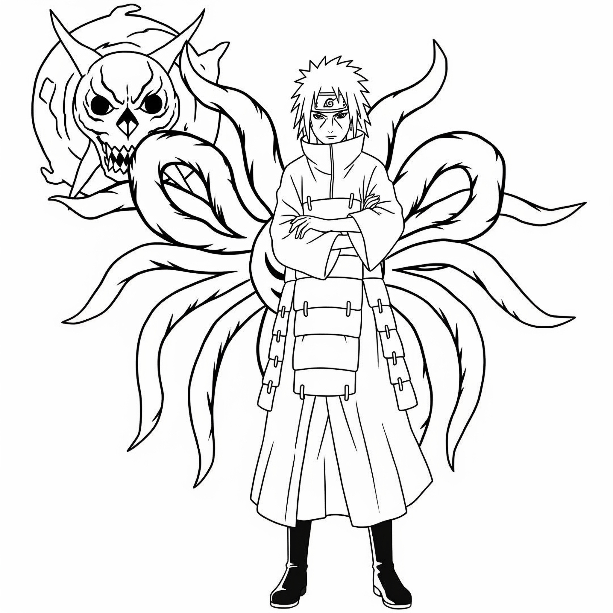 Madara Uchiha 2 Madara Uchiha disegno da colorare