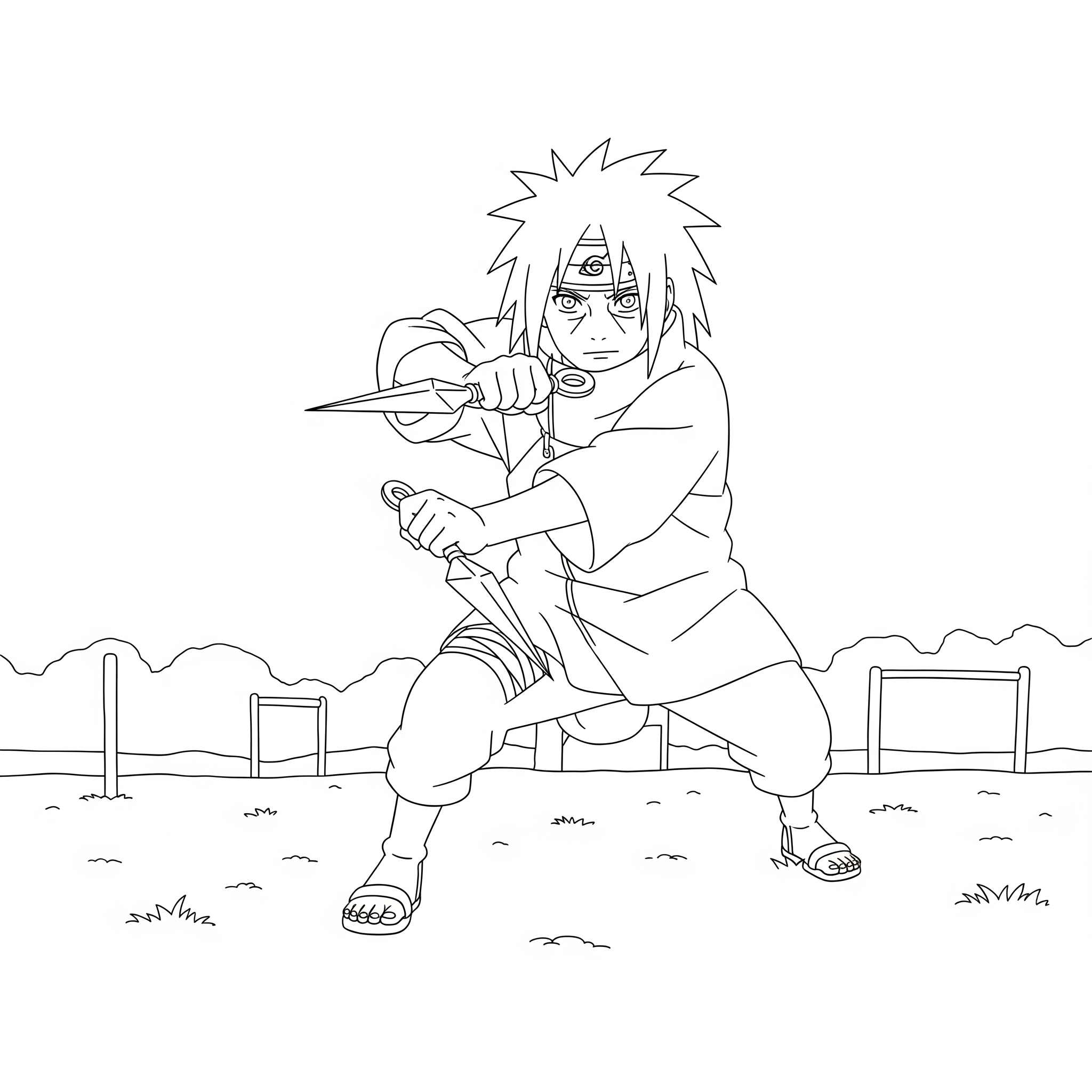 Madara Uchiha 16 disegni da colorare Madara Uchiha