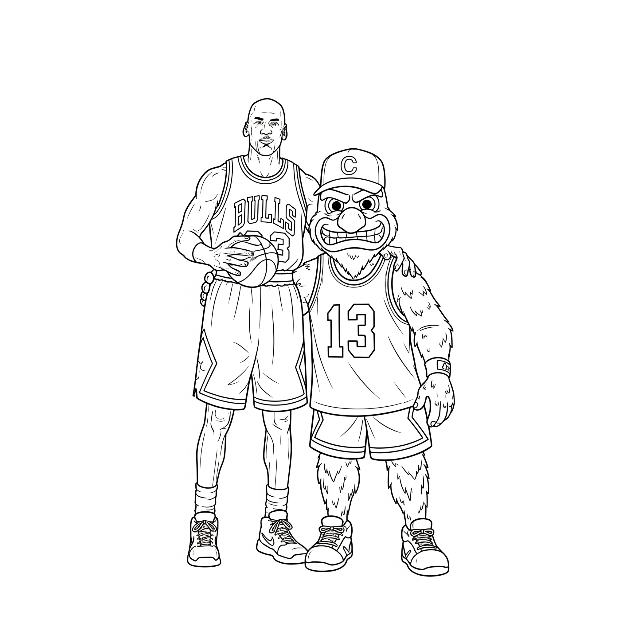 Michael Jordan 21 immagini di Michael Jordan da colorare e stampare