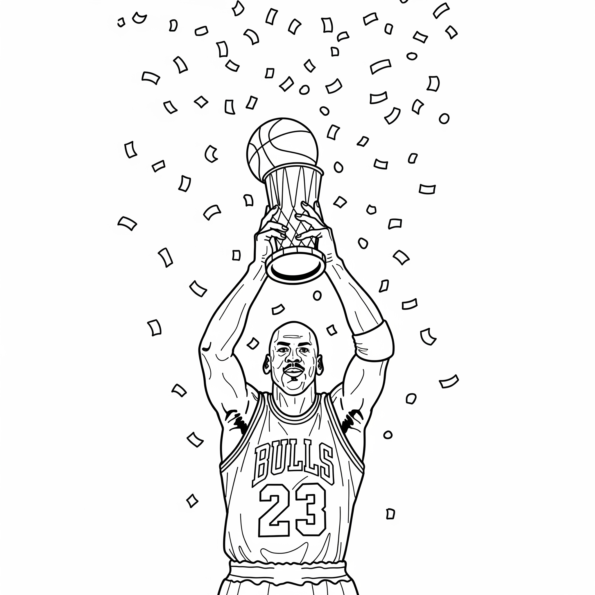 Michael Jordan 7 disegno di Michael Jordan da stampare e colorare