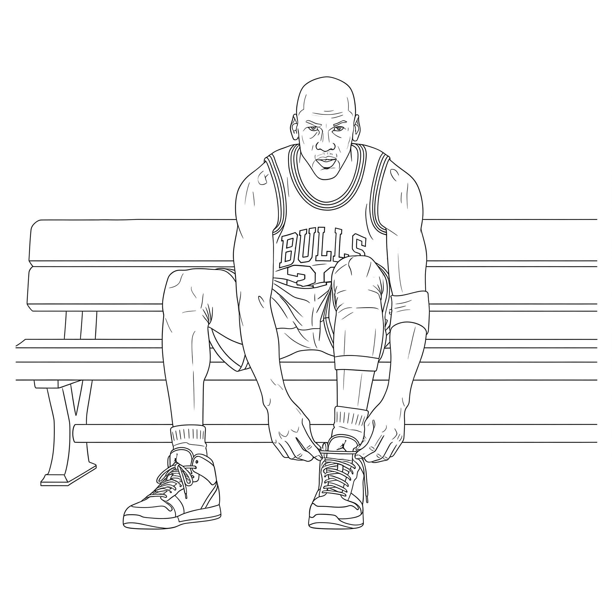 Michael Jordan 15 Michael Jordan da colorare e stampare pdf