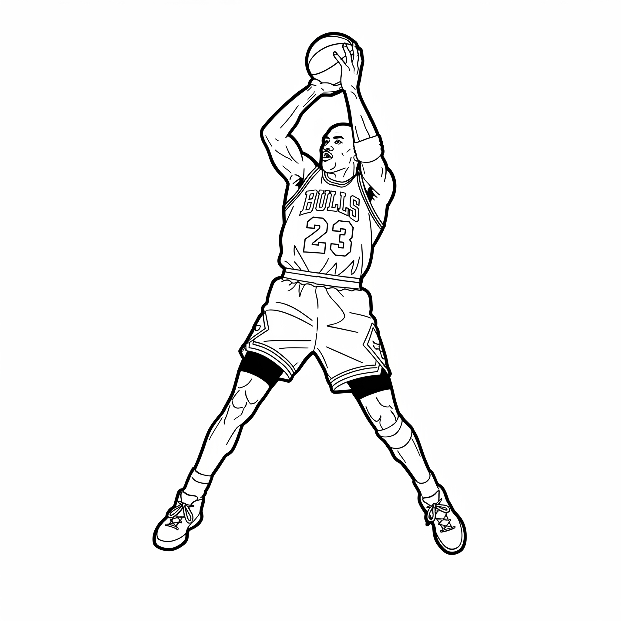 Michael Jordan 13 immagine da colorare Michael Jordan