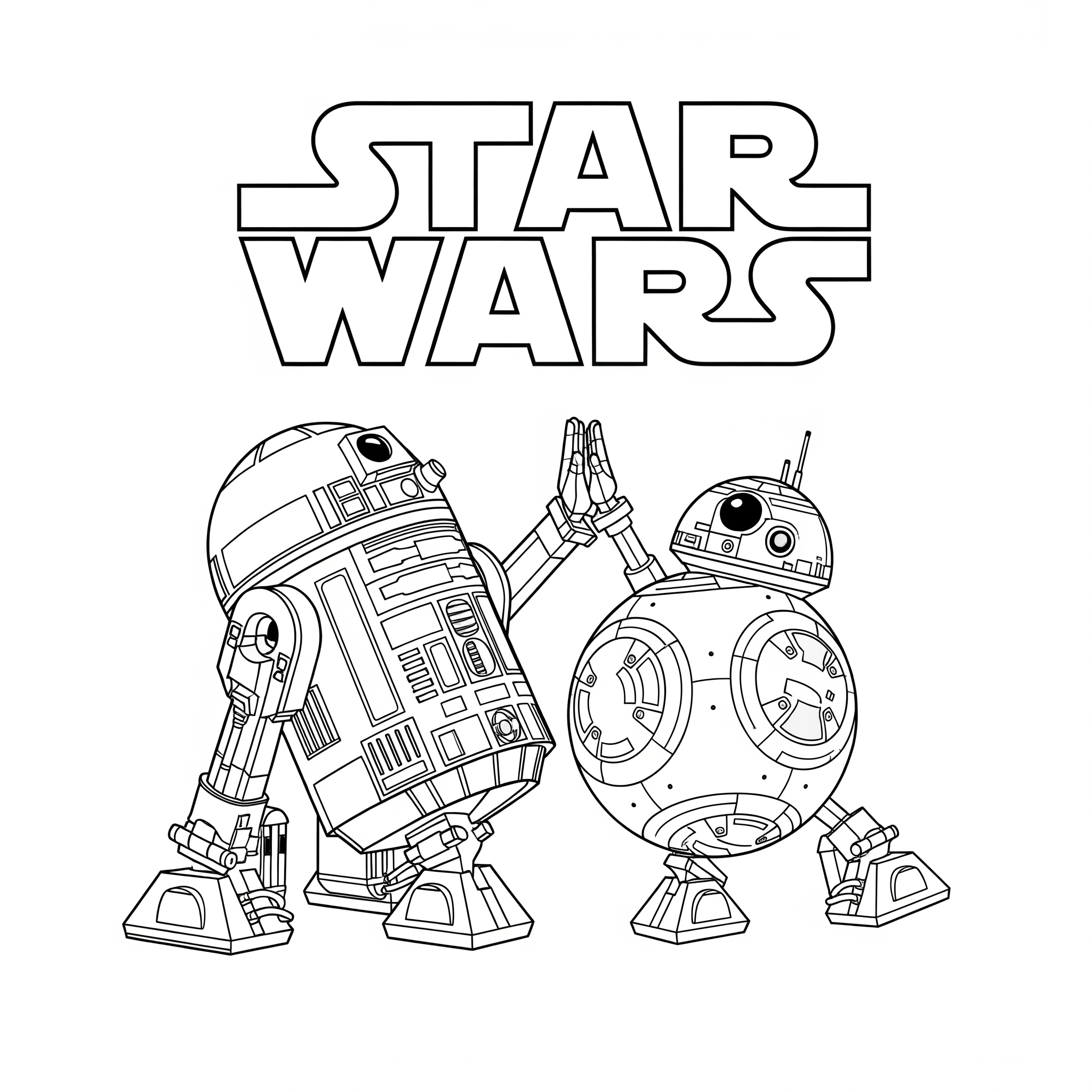 R2D2 19 disegni di R2D2 da colorare e stampare gratis