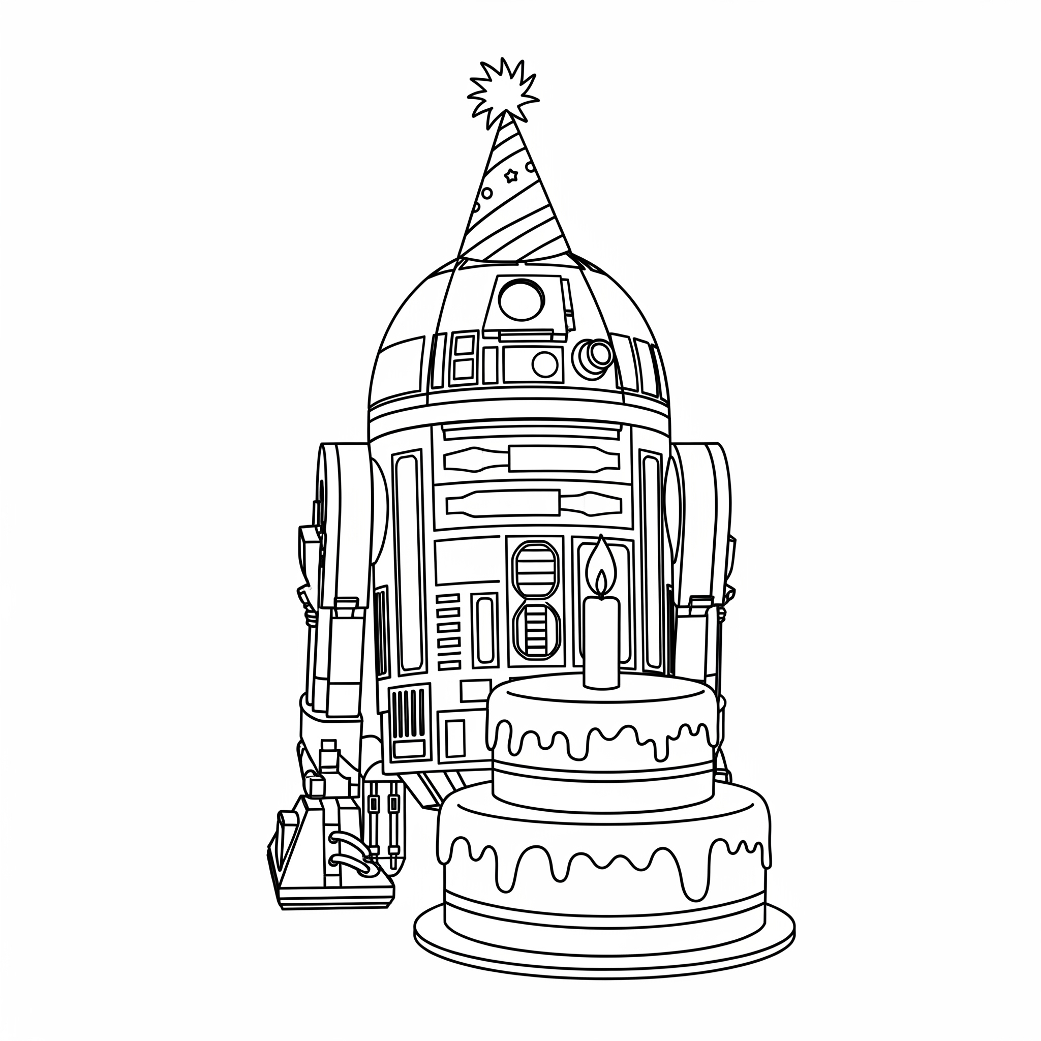 R2D2 18 disegni R2D2 da colorare e stampare