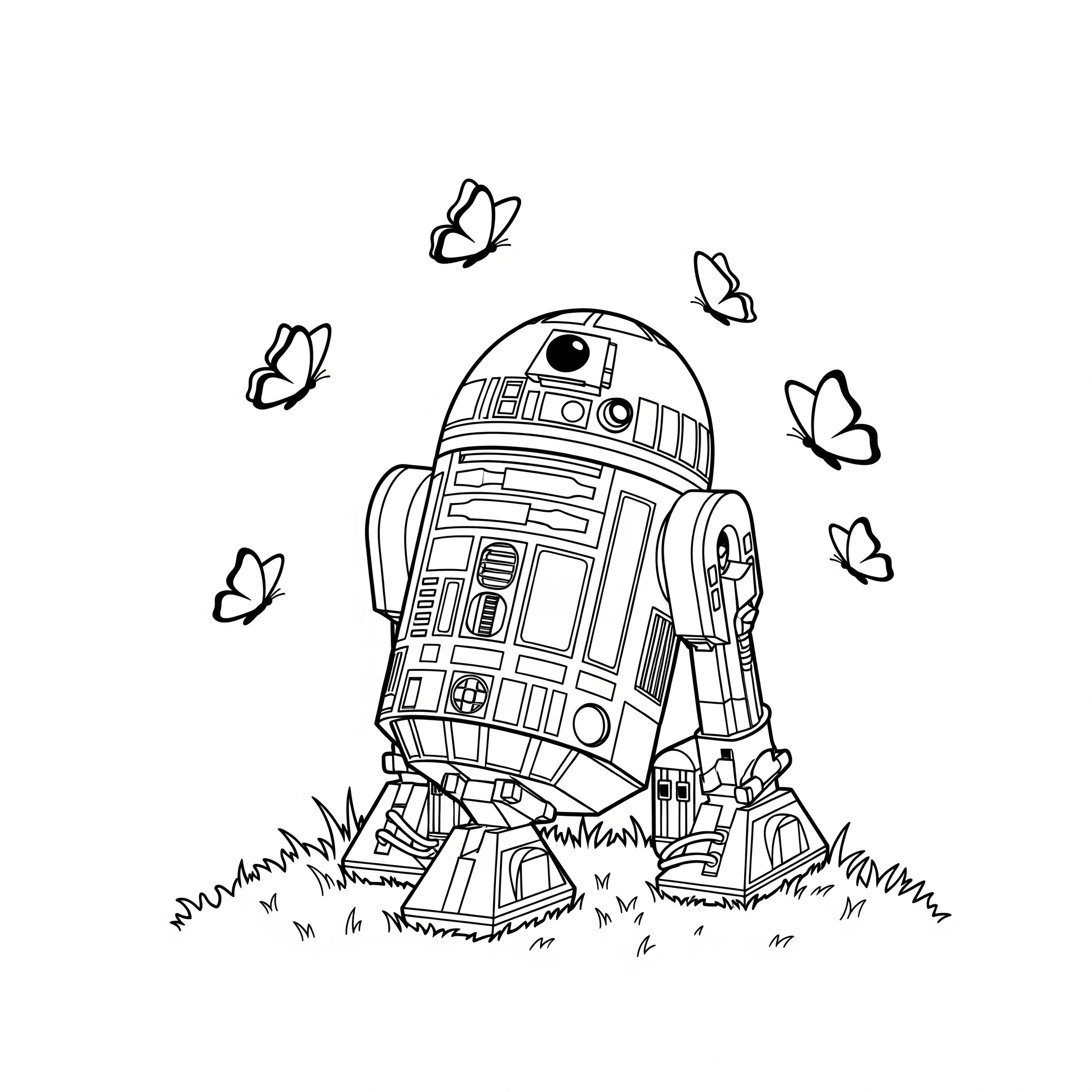 R2D2 14 foto R2D2 da colorare 2