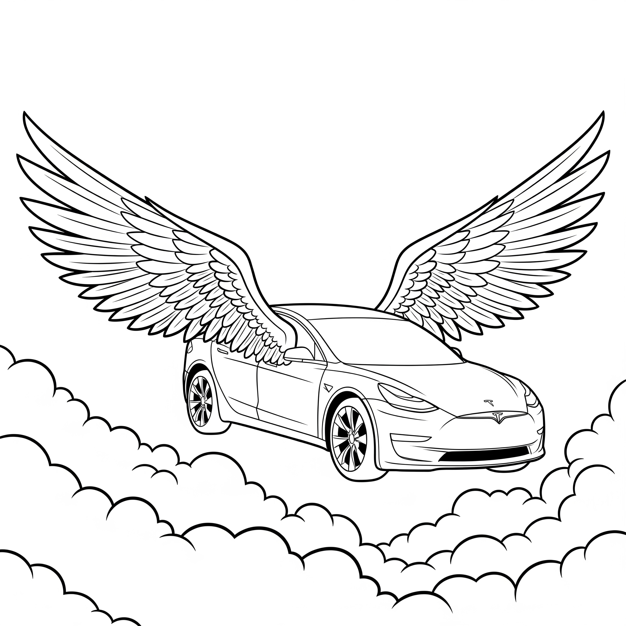 Tesla 4 immagini di Tesla da colorare per bambini