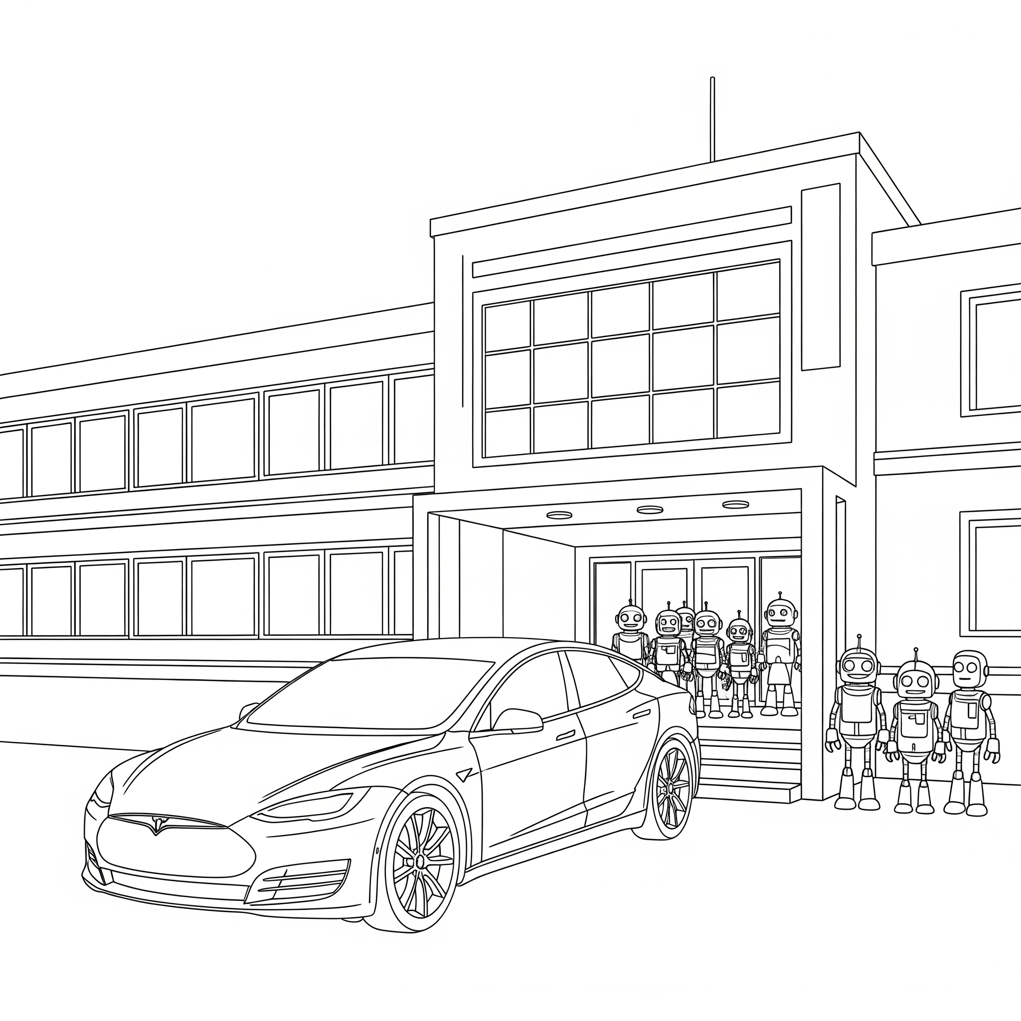 Tesla 3 disegni Tesla da colorare gratis