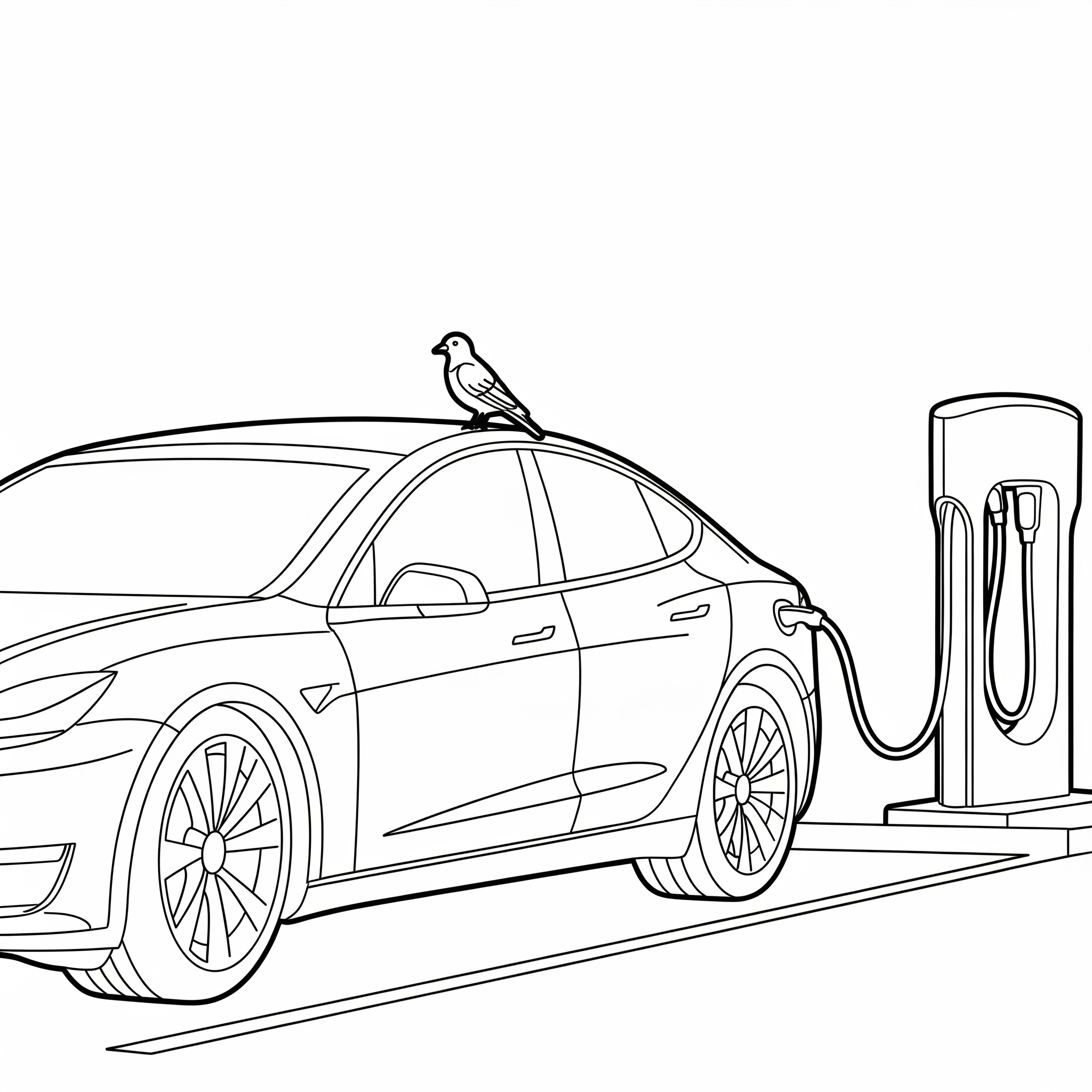 Tesla 19 Tesla da stampare e colorare gratis