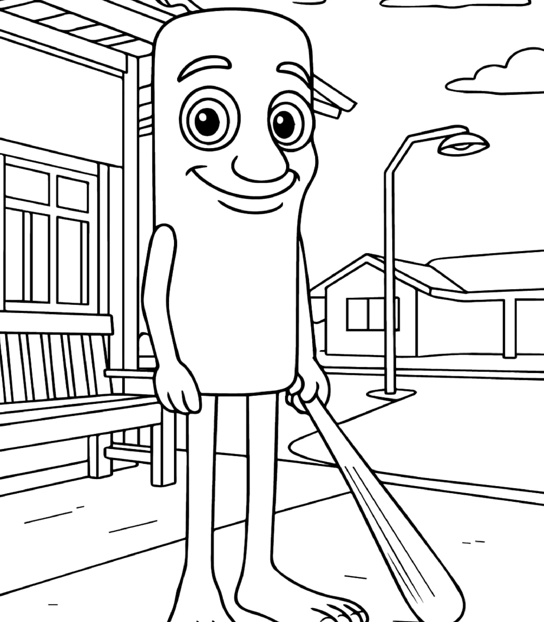 Tung Tung Tung Sahur 11 disegno di Tung Tung Tung Sahur da stampare e colorare