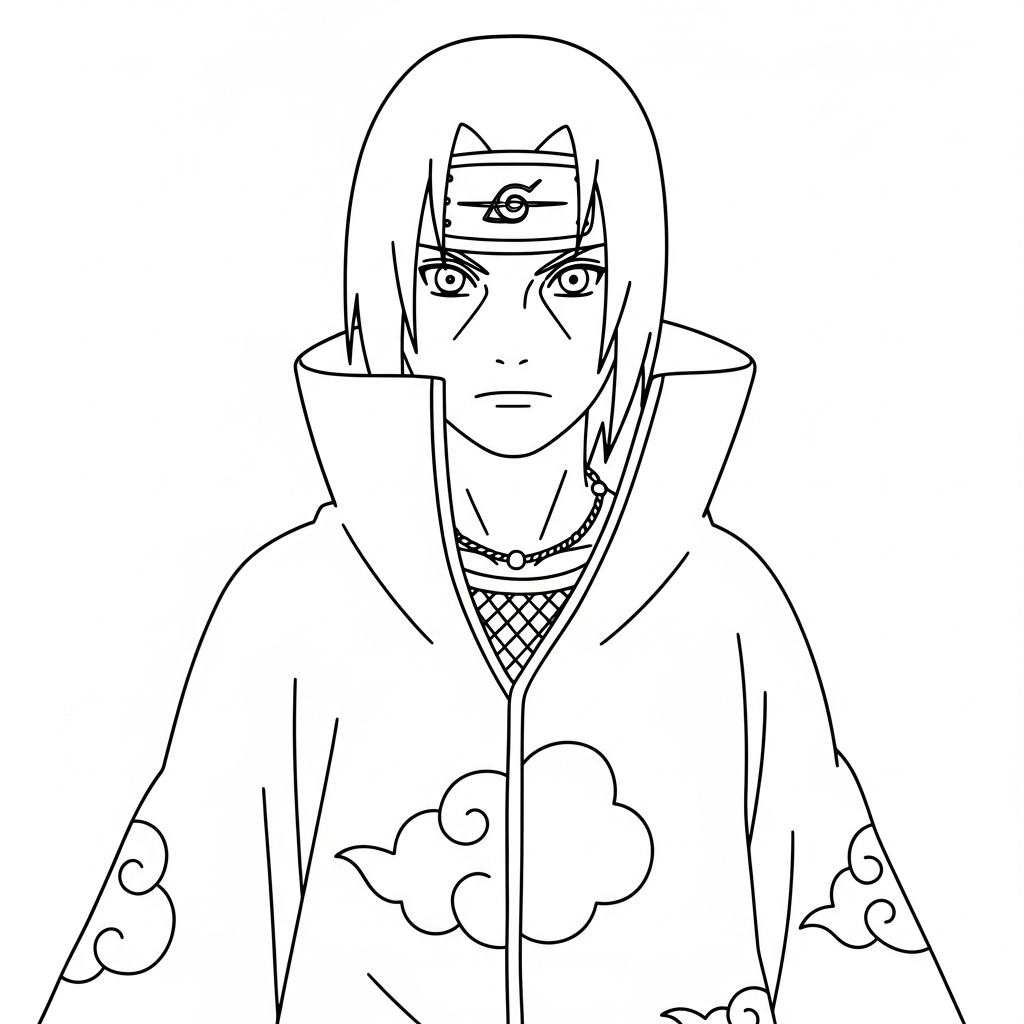 Itachi Uchiha da colorare thumbnail