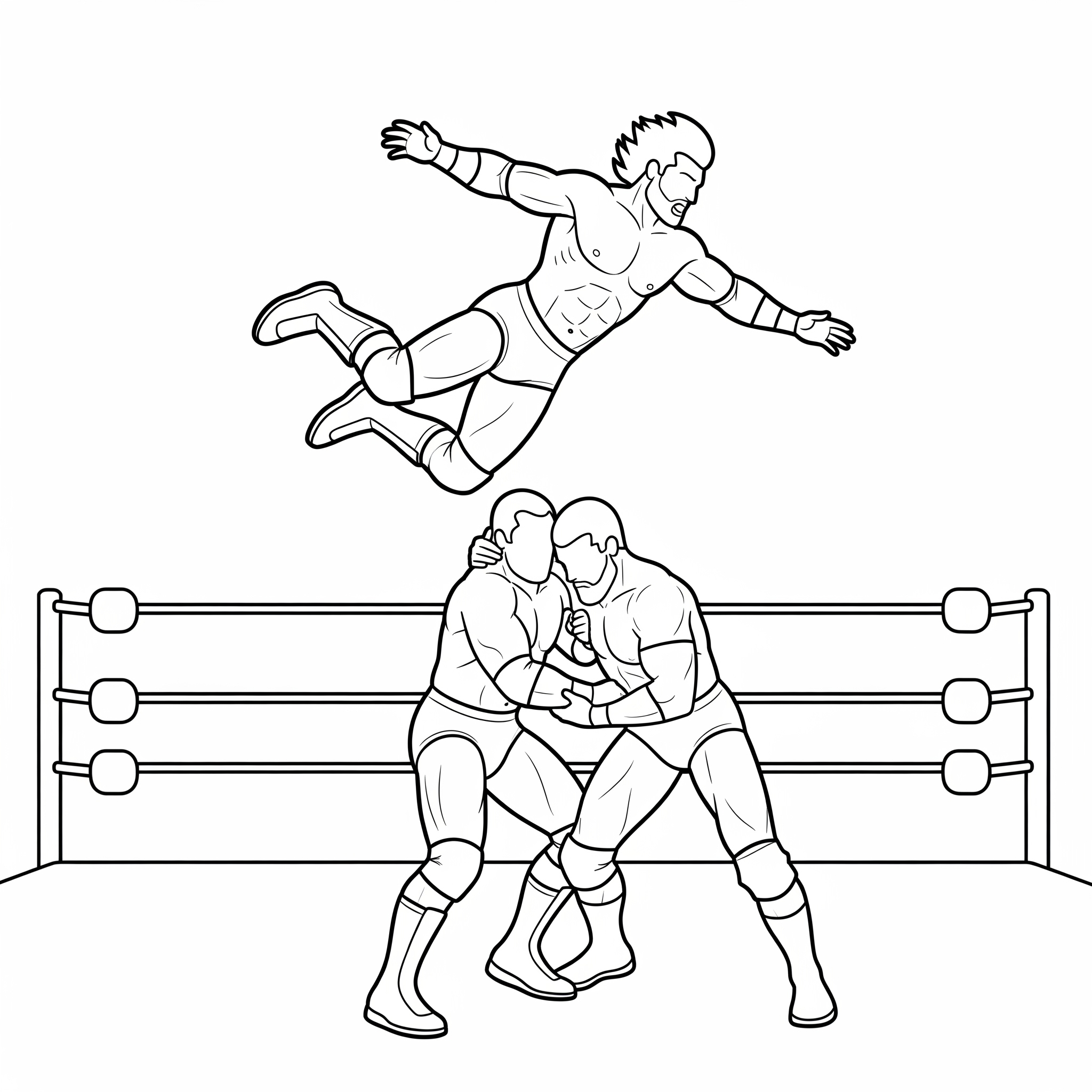 WWE da colorare thumbnail