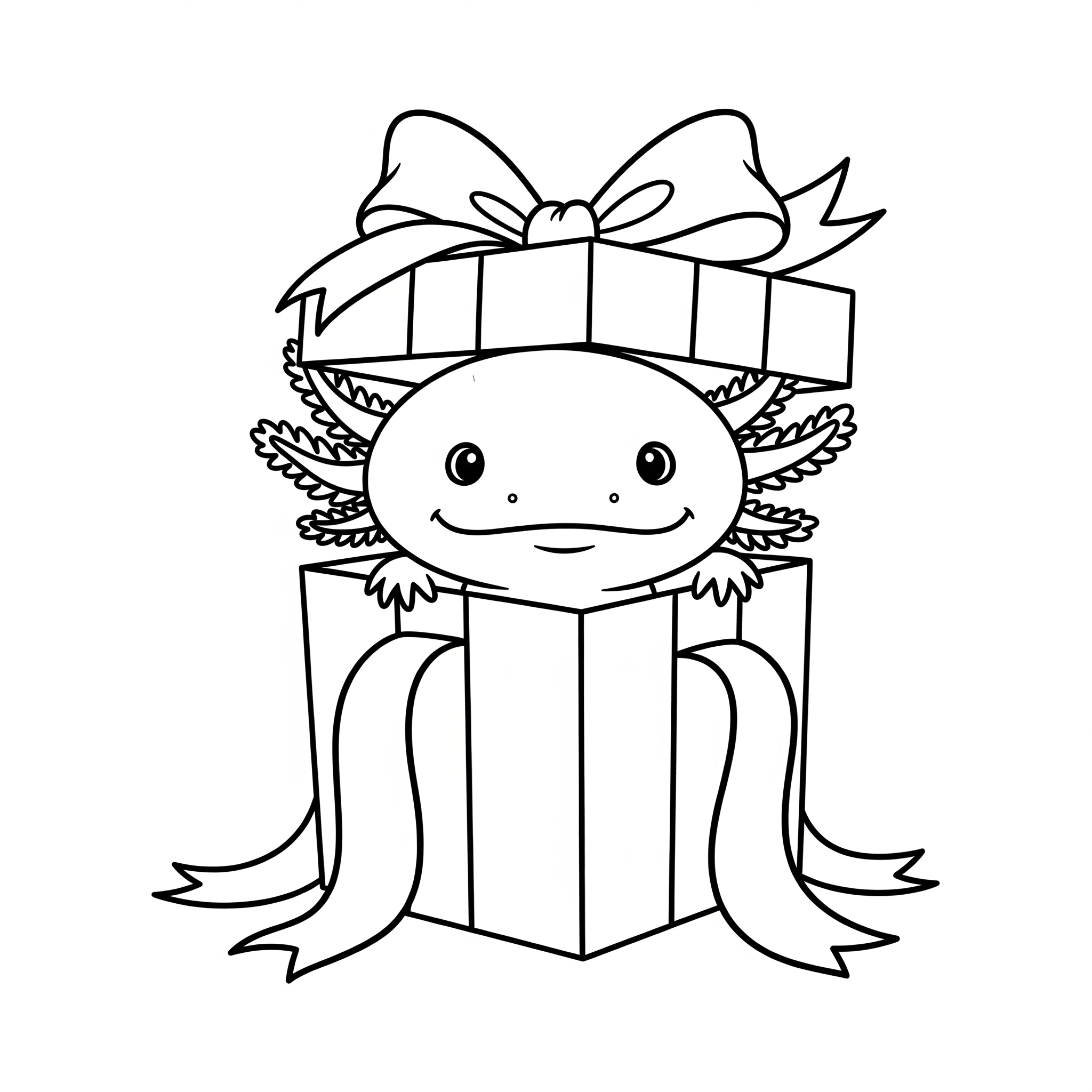 Axolotl 6 disegni da stampare e colorare Axolotl