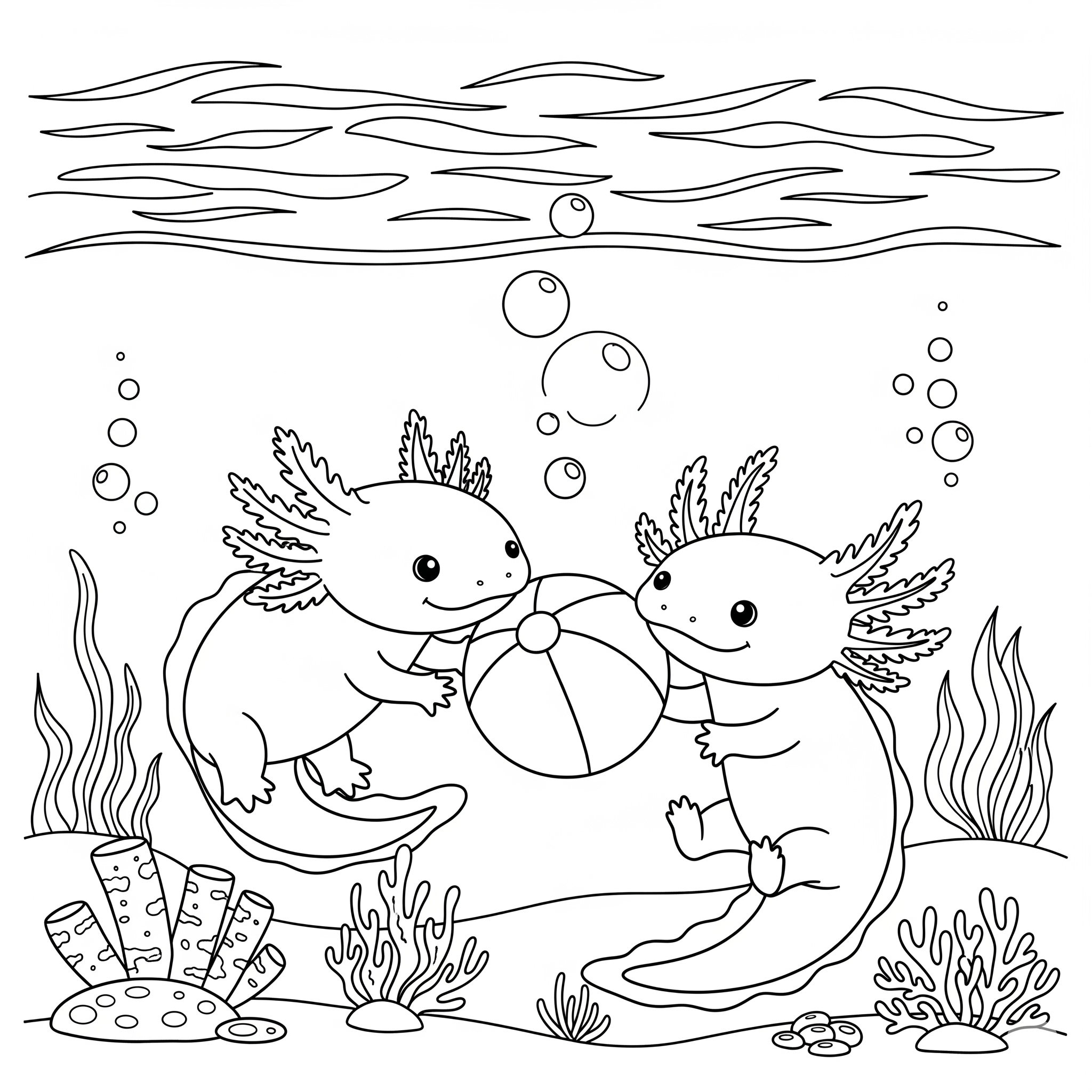 Axolotl 22 disegni da colorare Axolotl da stampare 2