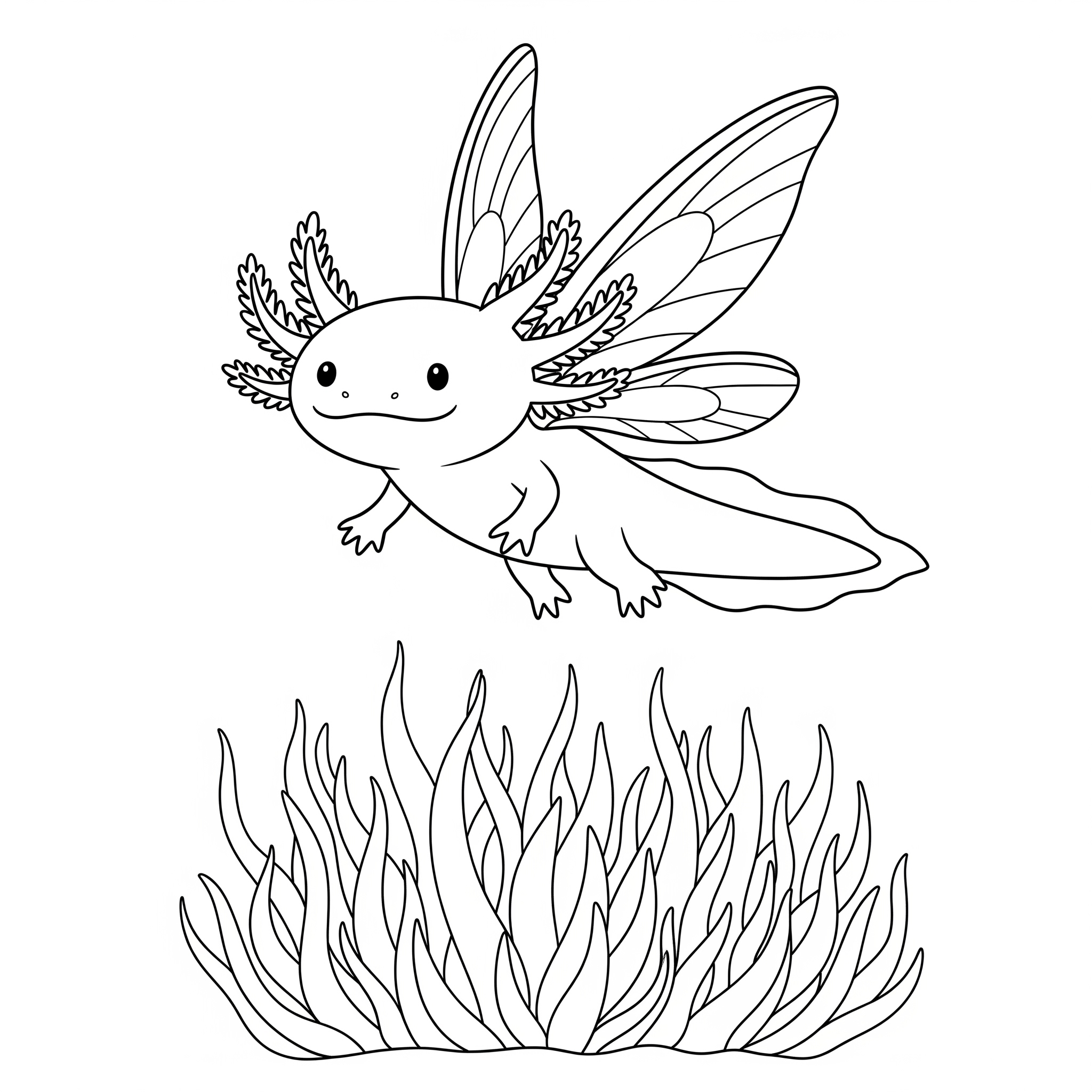 Axolotl 20 immagine Axolotl da colorare 2