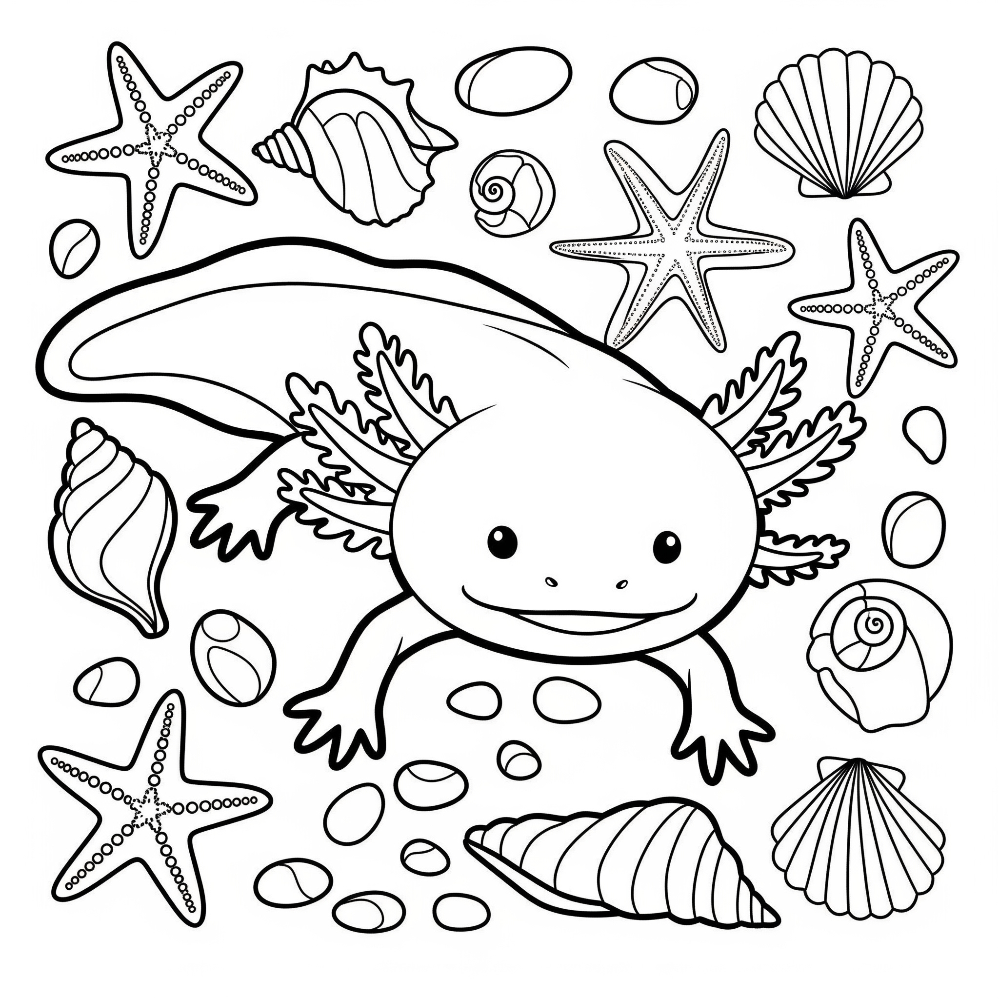Axolotl 17 immagine Axolotl da colorare 1
