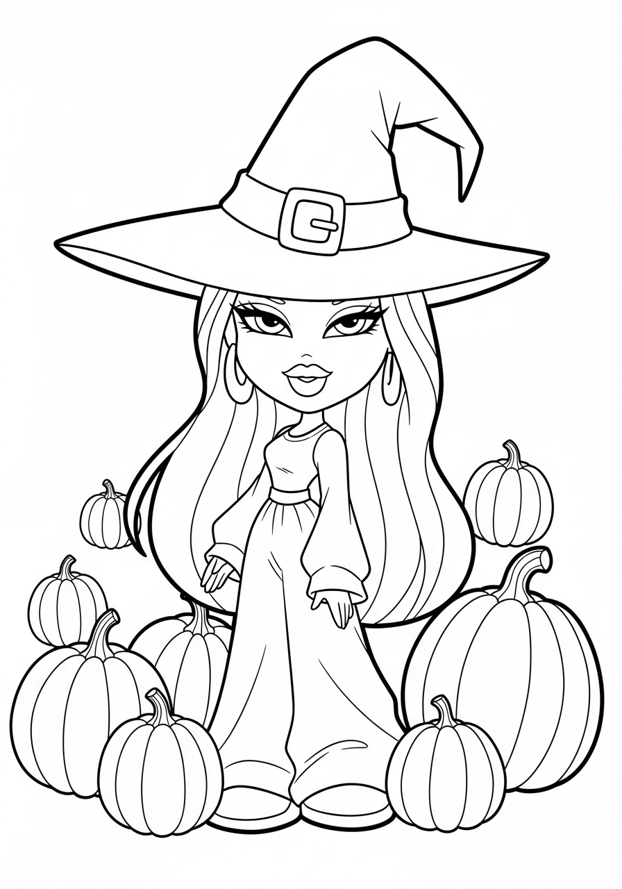Bratz 4 disegni Bratz da colorare e stampare