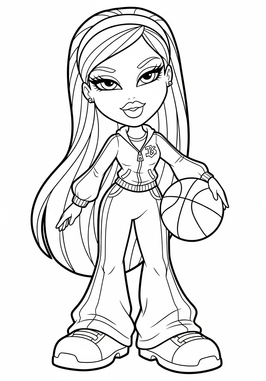 Bratz 16 foto Bratz da colorare