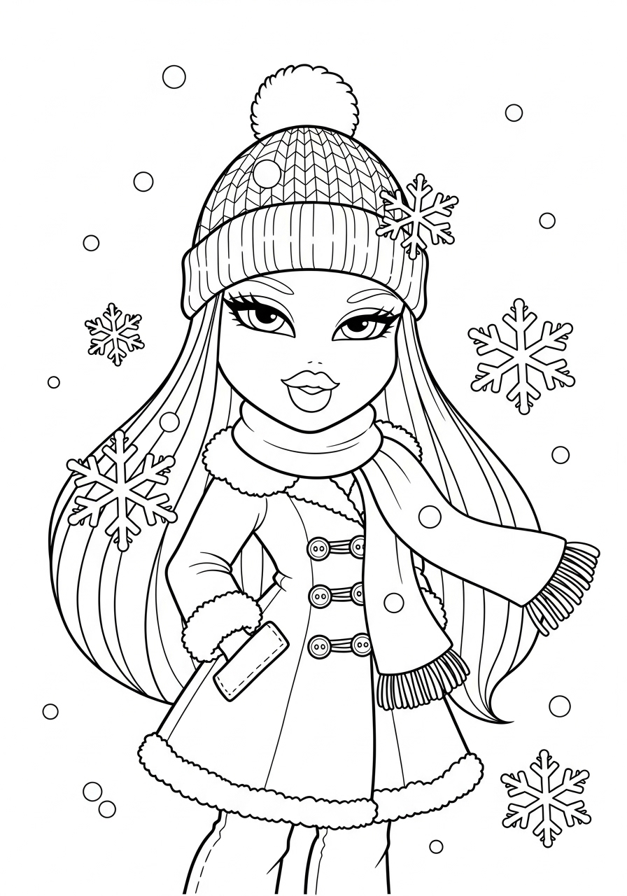 Bratz 13 Bratz disegni da colorare per bambini maschi