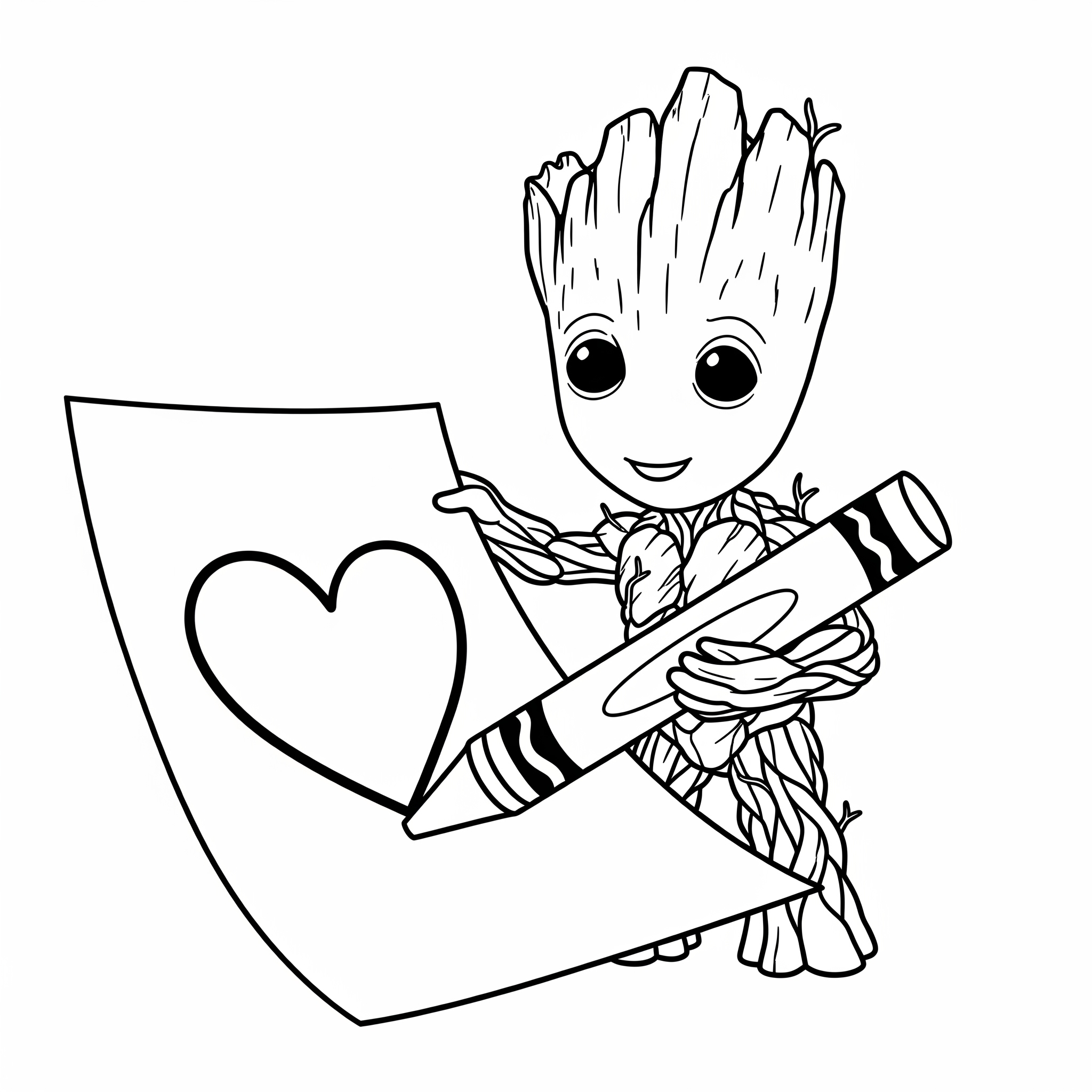 Groot 10 Groot da colorare e stampare