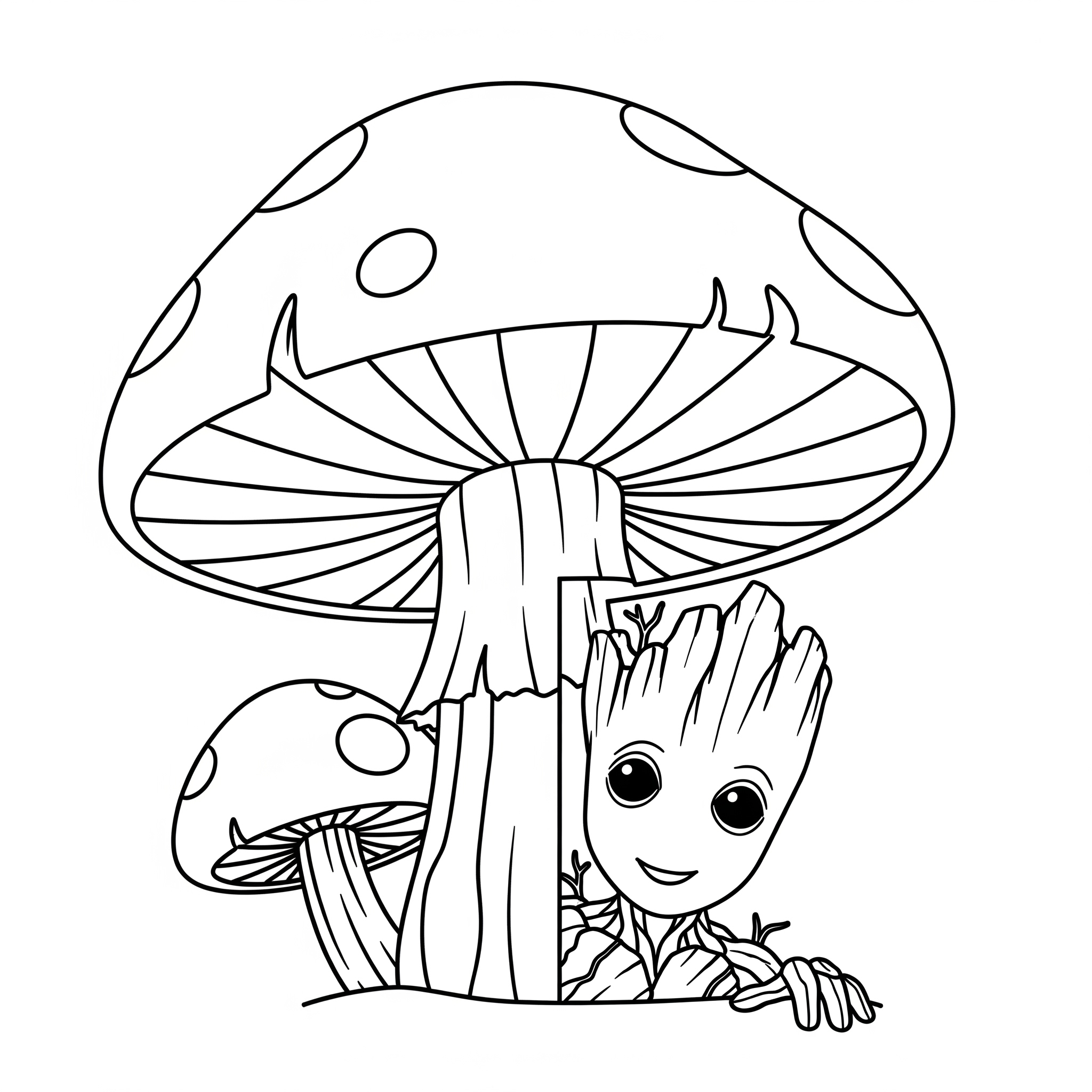Groot 4 Groot da colorare e stampare pdf