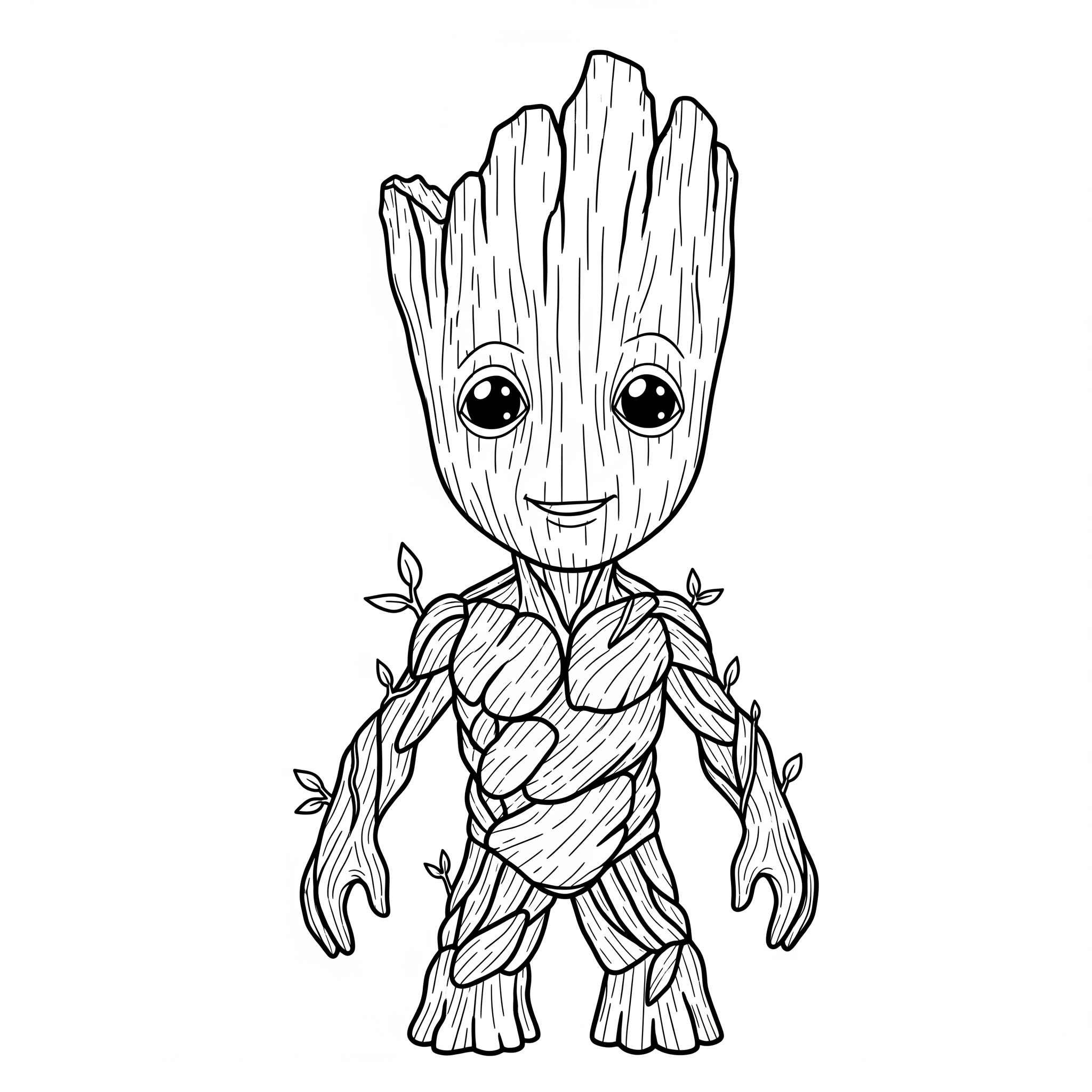 Groot 3 immagini da colorare Groot gratis