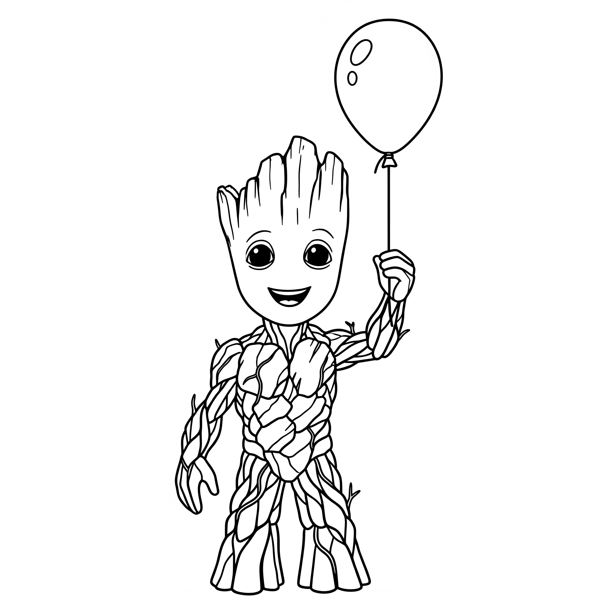 Groot 2 Groot da colorare pdf gratis