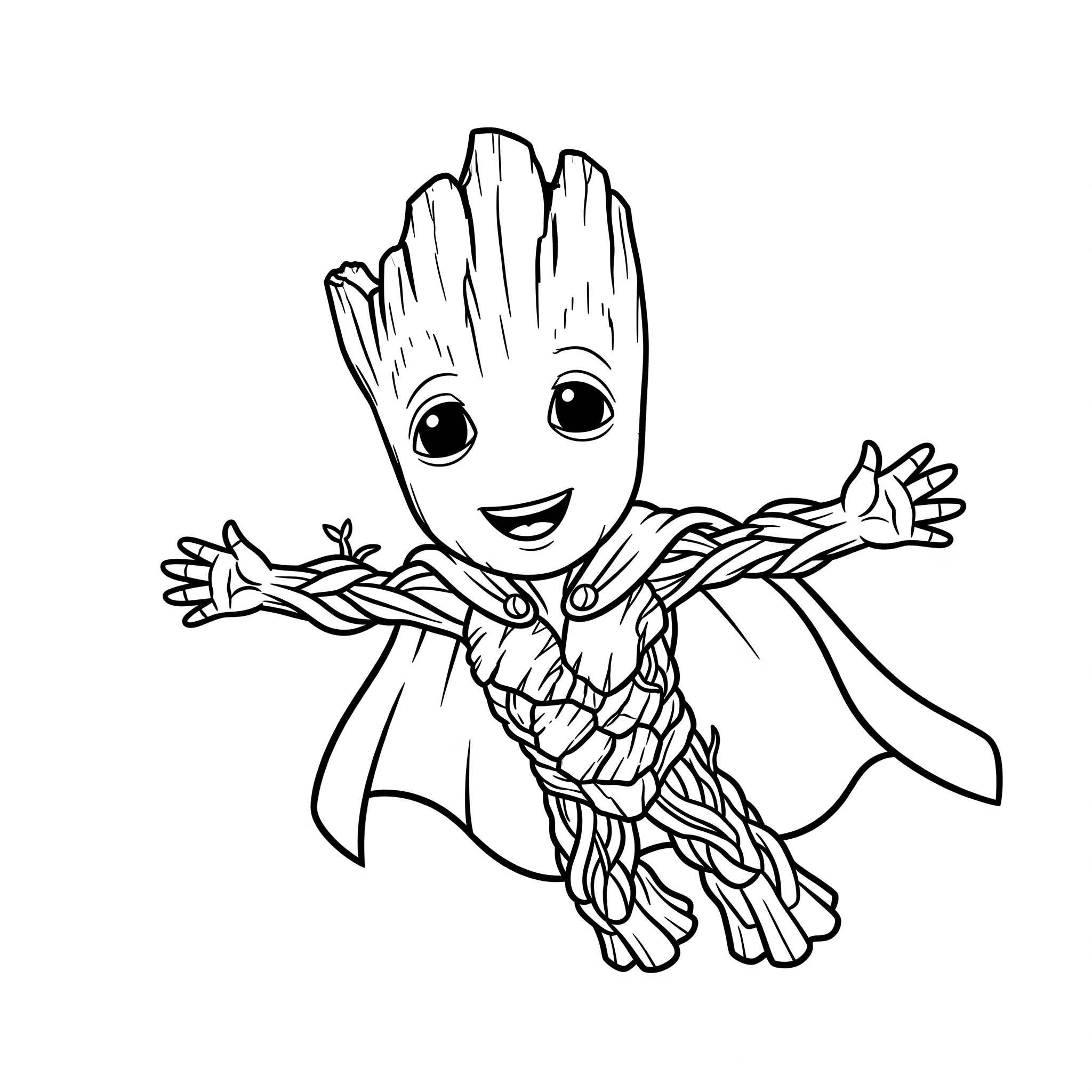 Groot 19 Groot disegno da colorare