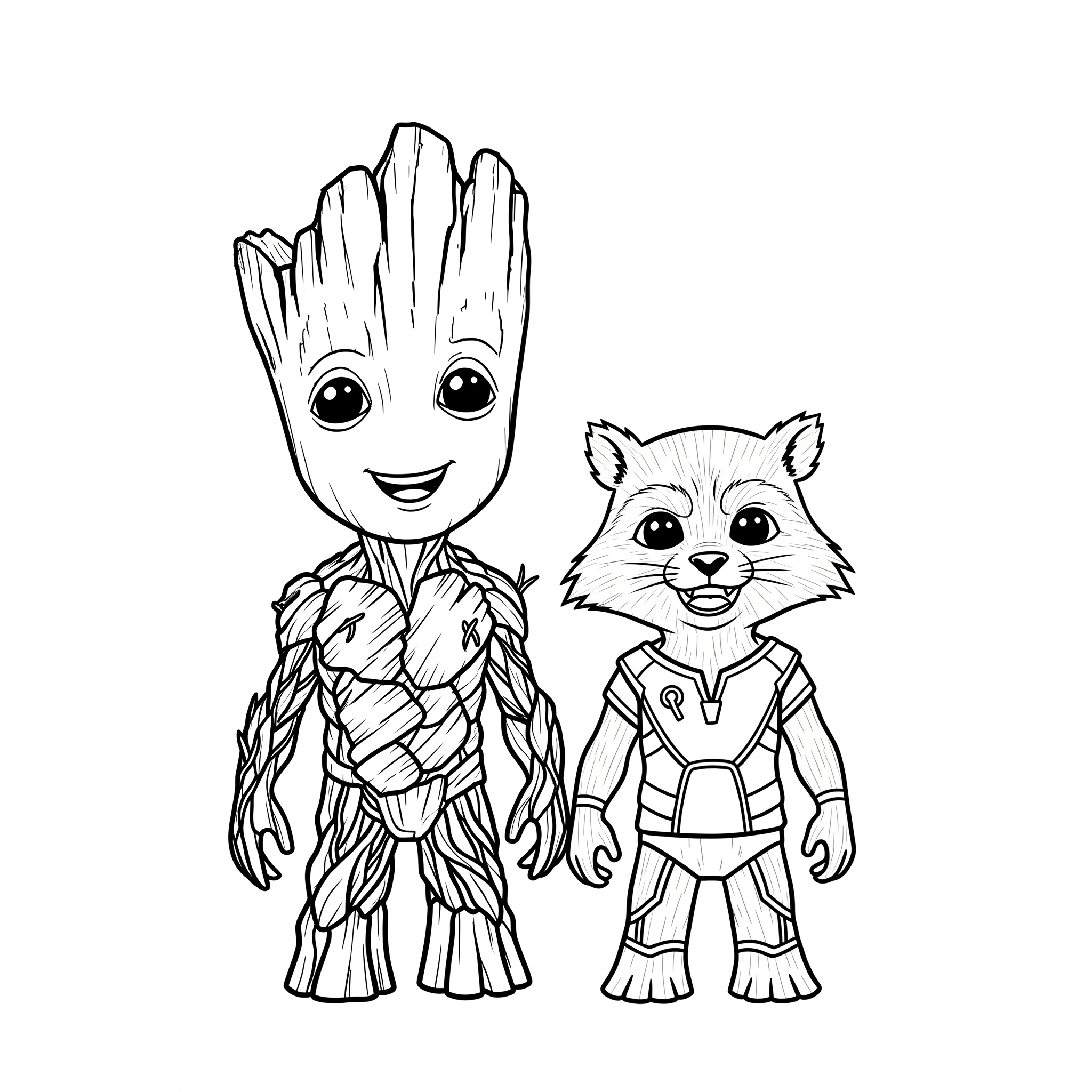 Groot 17 disegni Groot da colorare pdf 1