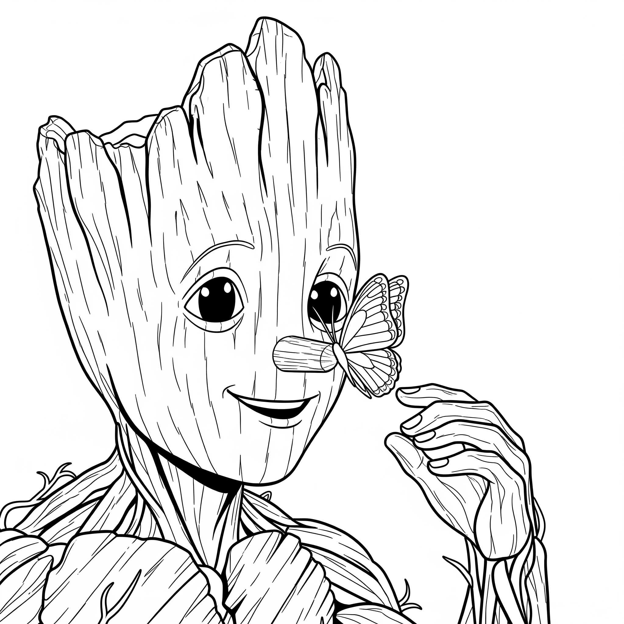 Groot 15 disegni da colorare Groot pdf