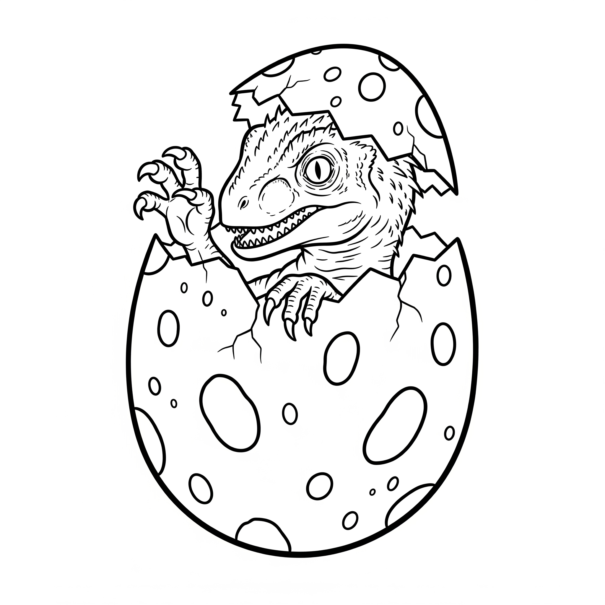Indoraptor 9 disegno Indoraptor da colorare per bambini