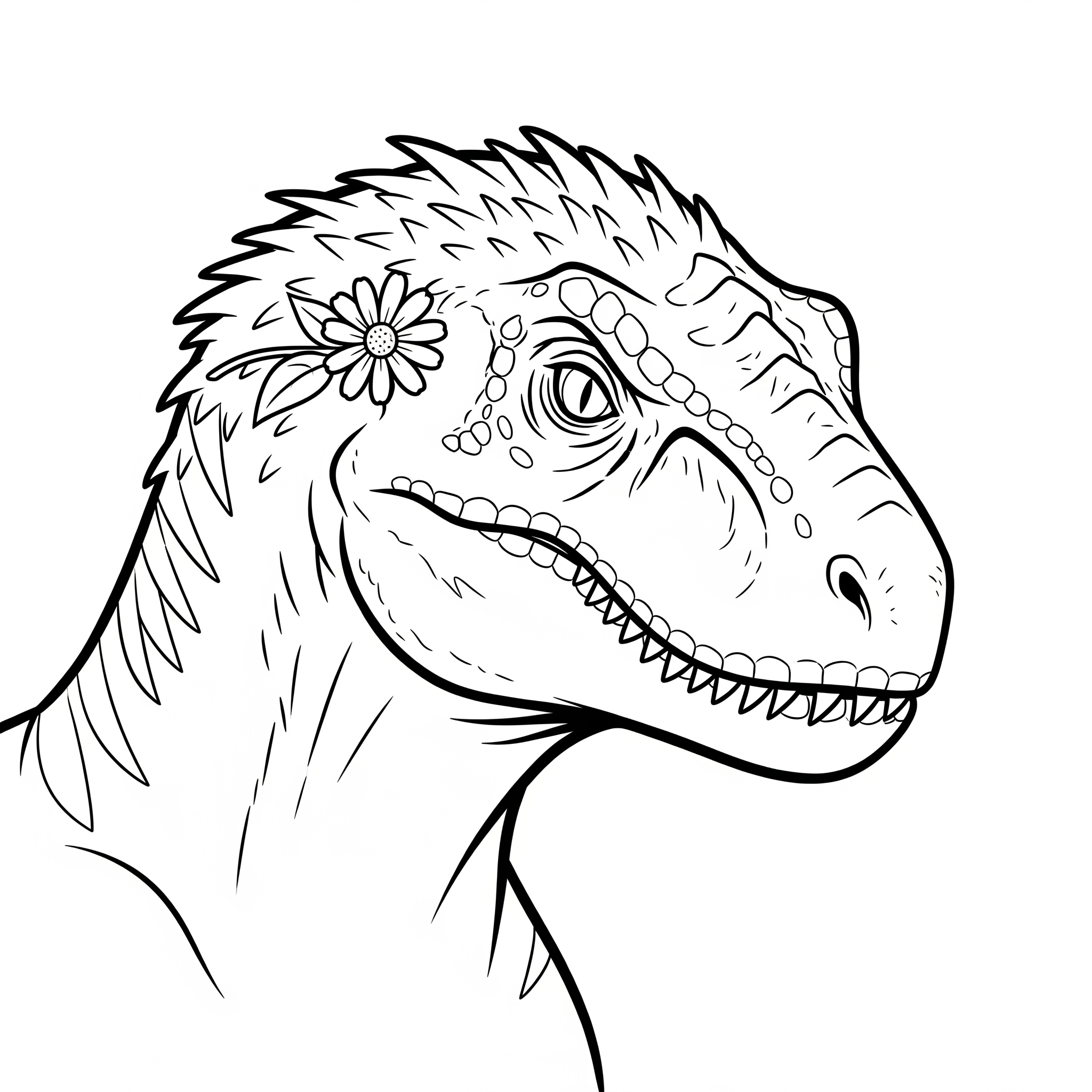 Indoraptor 2 disegni facili di Indoraptor da colorare