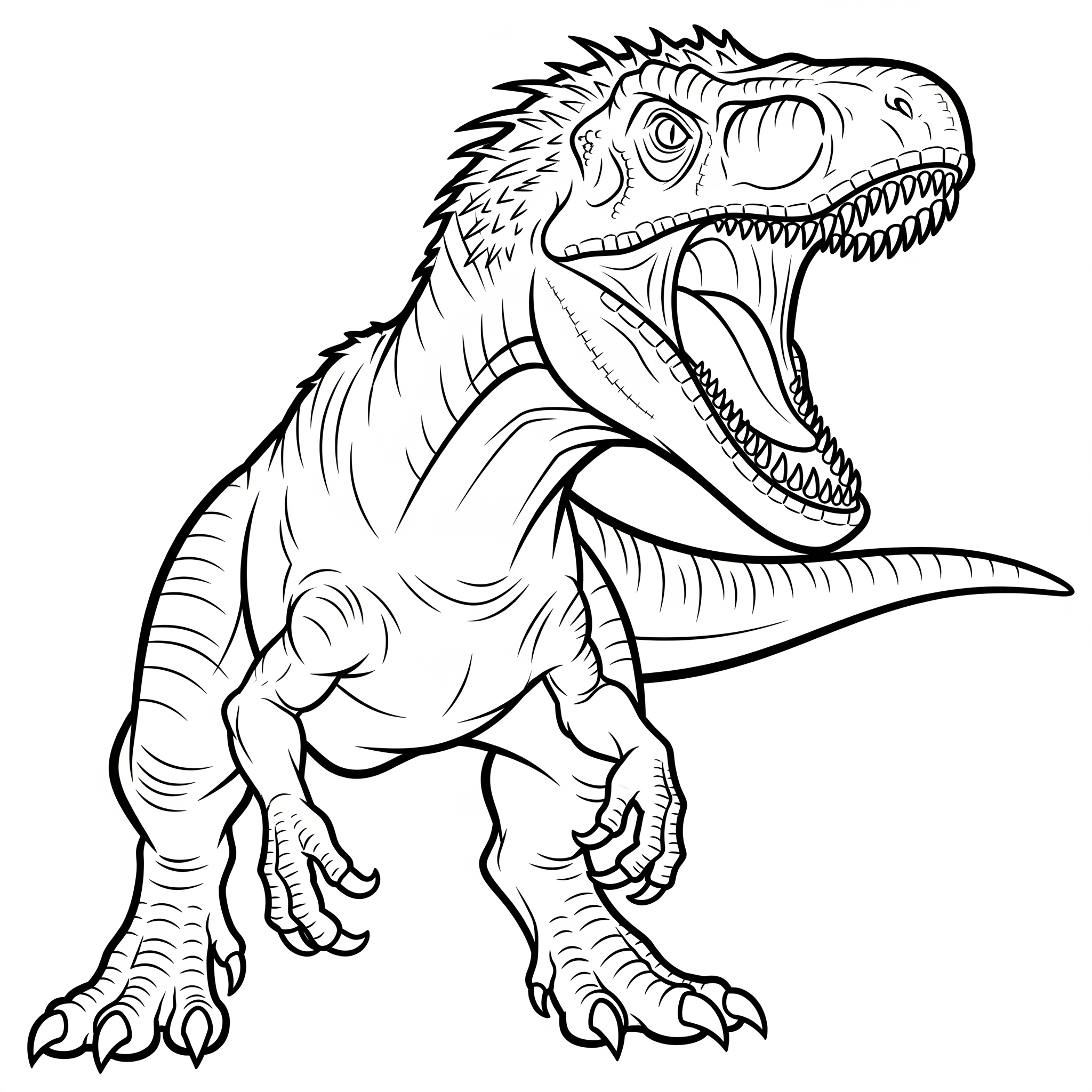 Indoraptor 14 Indoraptor da colorare a4