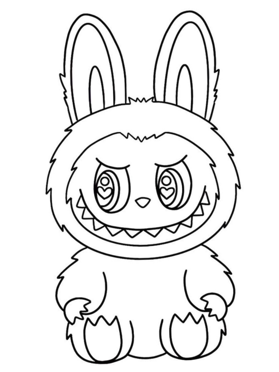 Labubu 18 disegni Labubu da colorare gratis 2